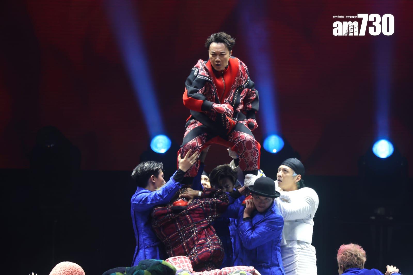 陳奕迅《FEAR and DREAMS 世界巡迴演唱會》澳門終極尾場。(林俊源攝)