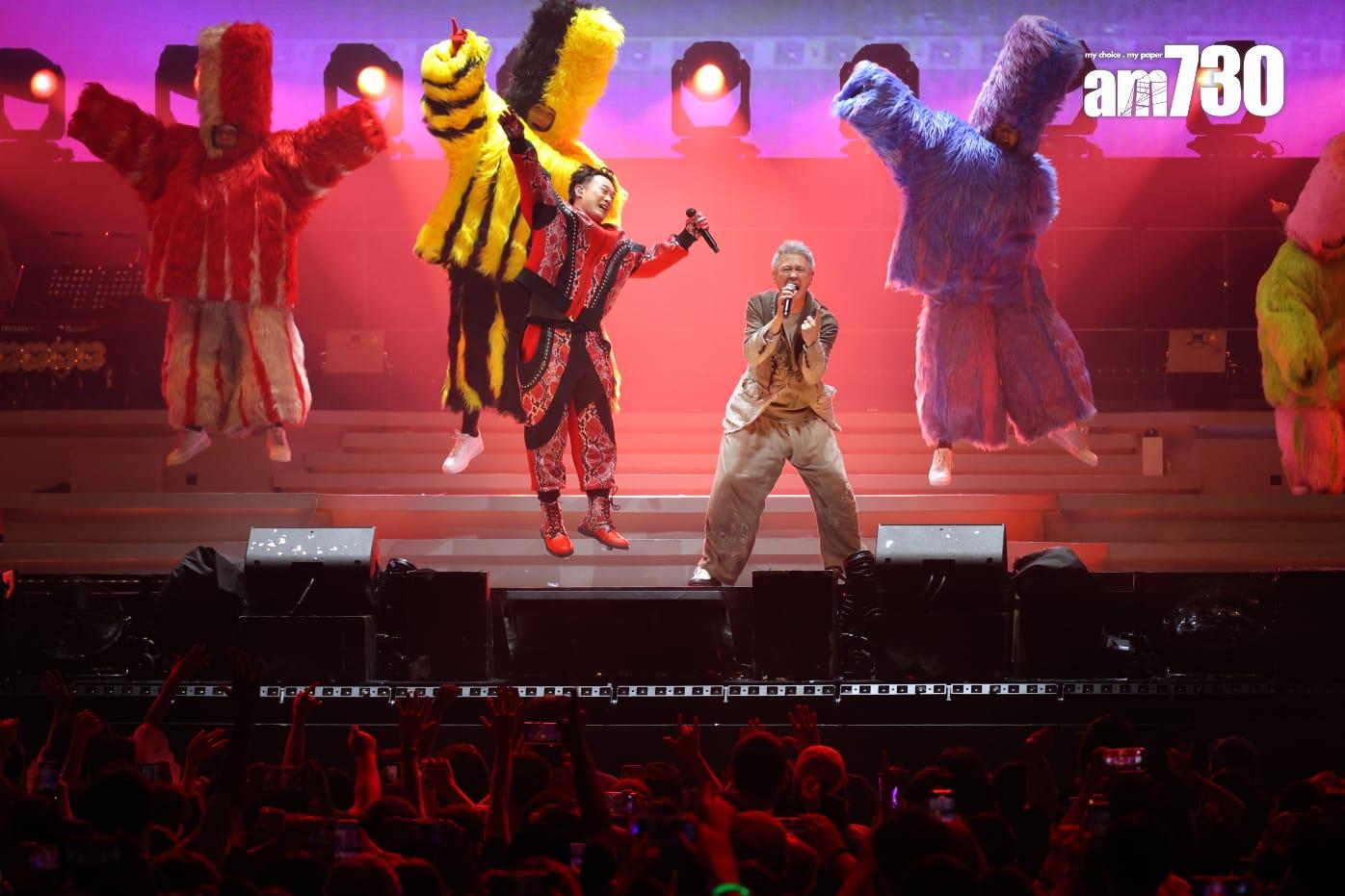 陳奕迅《FEAR and DREAMS 世界巡迴演唱會》澳門終極尾場。(林俊源攝)