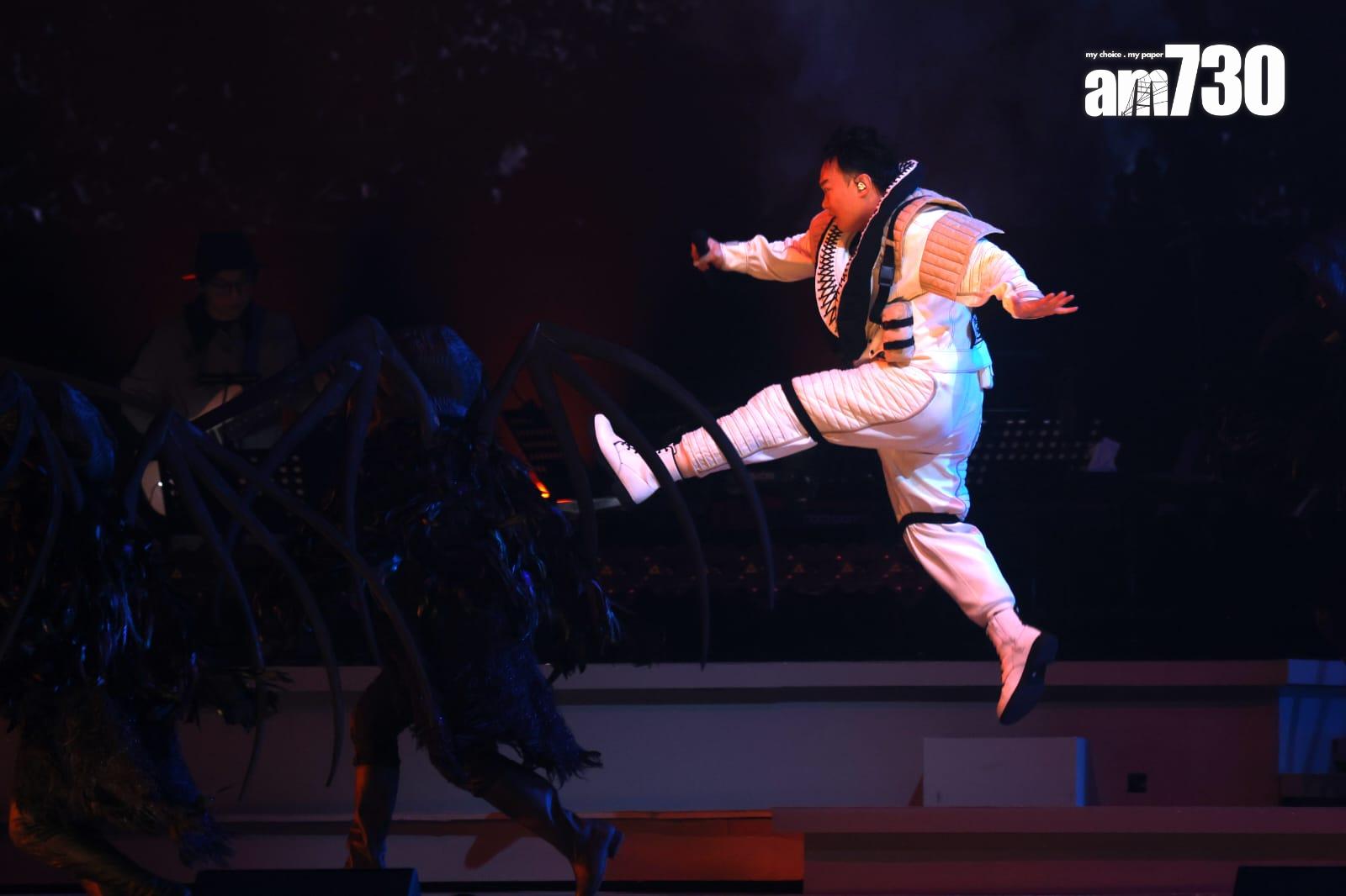 陳奕迅《FEAR and DREAMS 世界巡迴演唱會》澳門終極尾場。(林俊源攝)