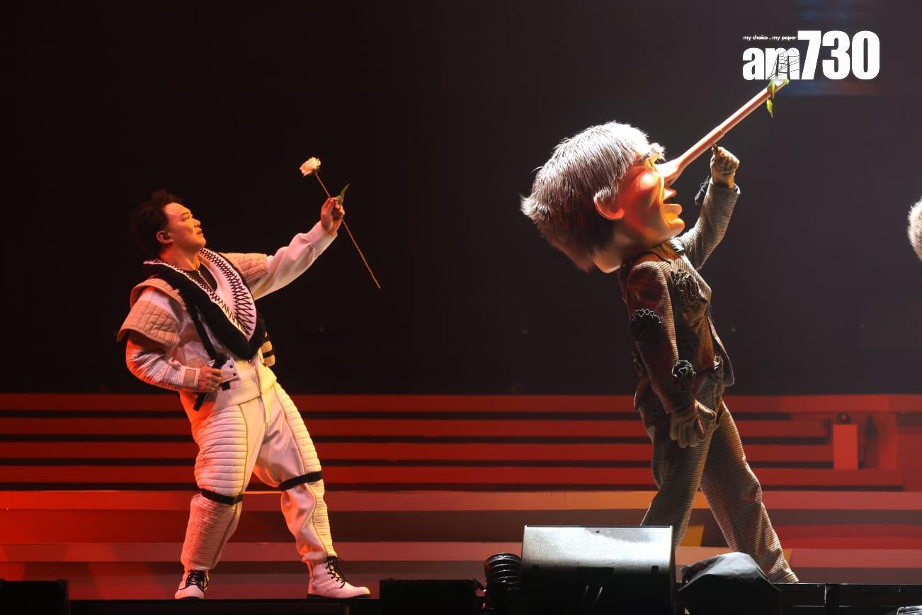 陳奕迅《FEAR and DREAMS 世界巡迴演唱會》澳門終極尾場。(林俊源攝)