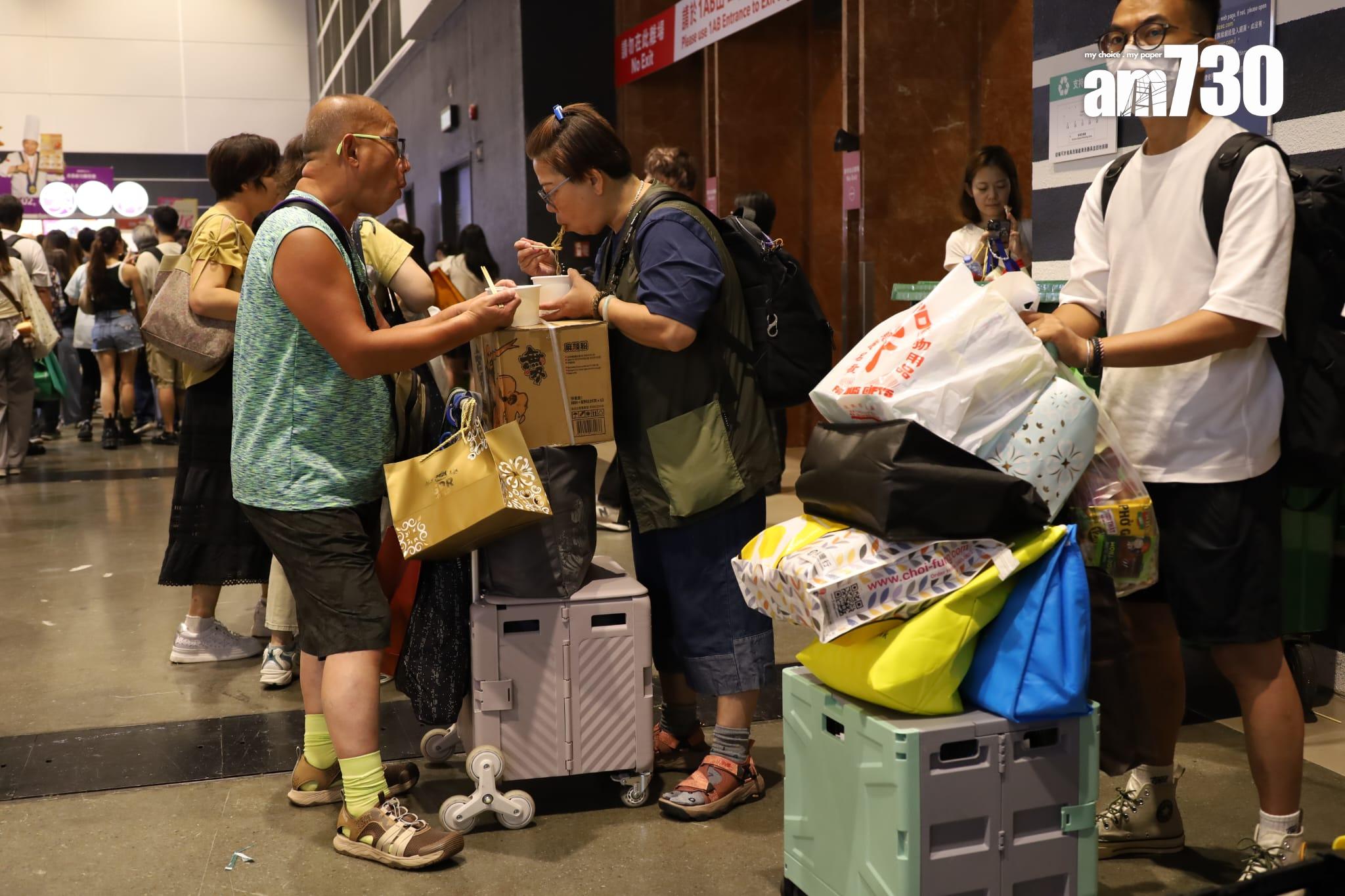 美食博覽明日最後一天 展商:人流暢旺 (鍾式明攝)