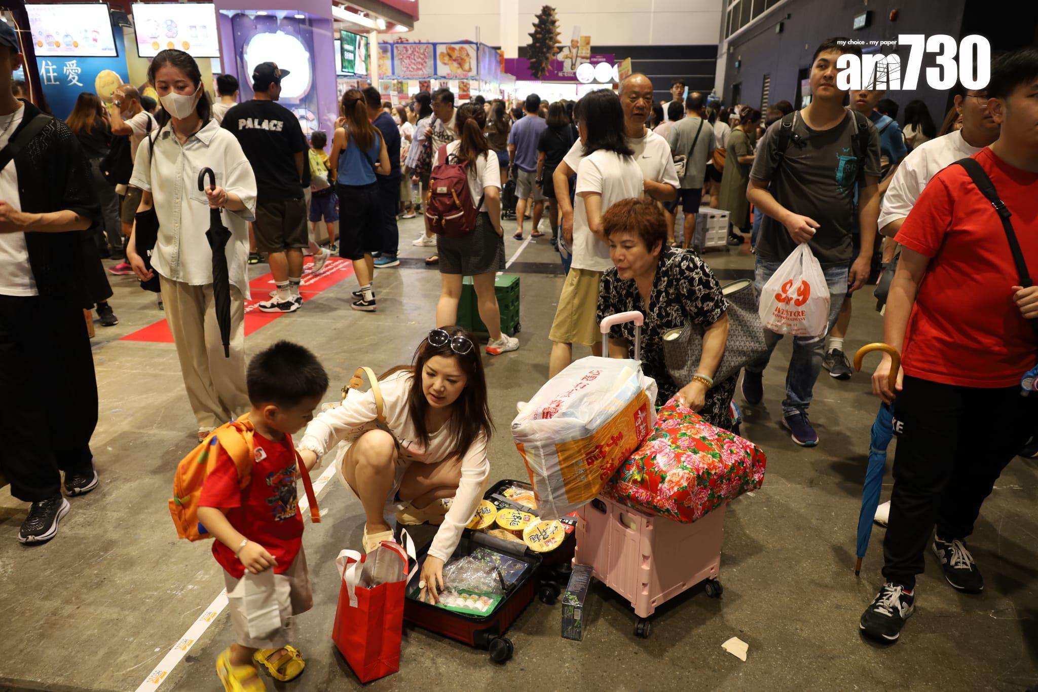美食博覽明日最後一天 展商:人流暢旺 (鍾式明攝)