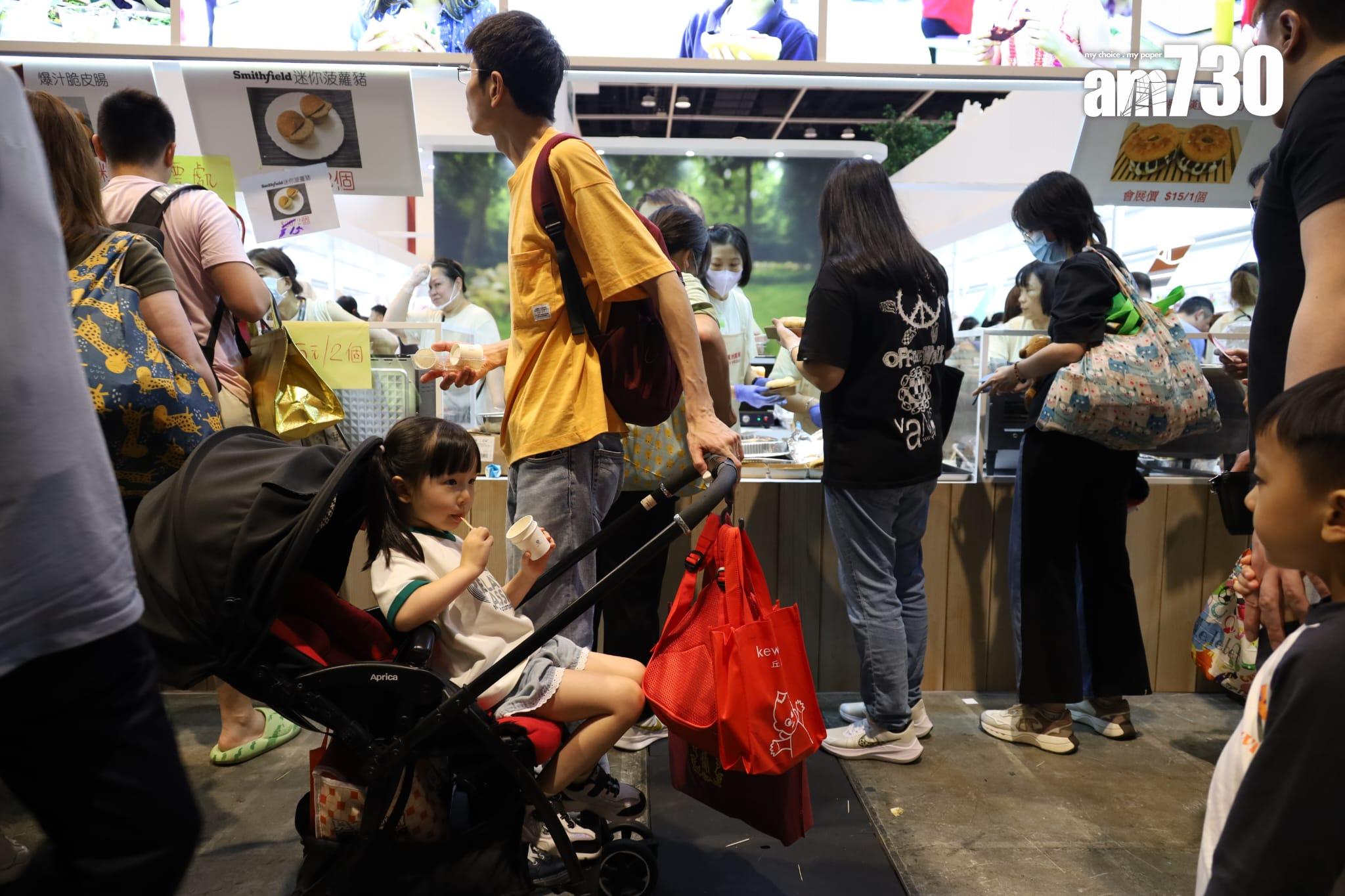 美食博覽明日最後一天 展商:人流暢旺 (鍾式明攝)