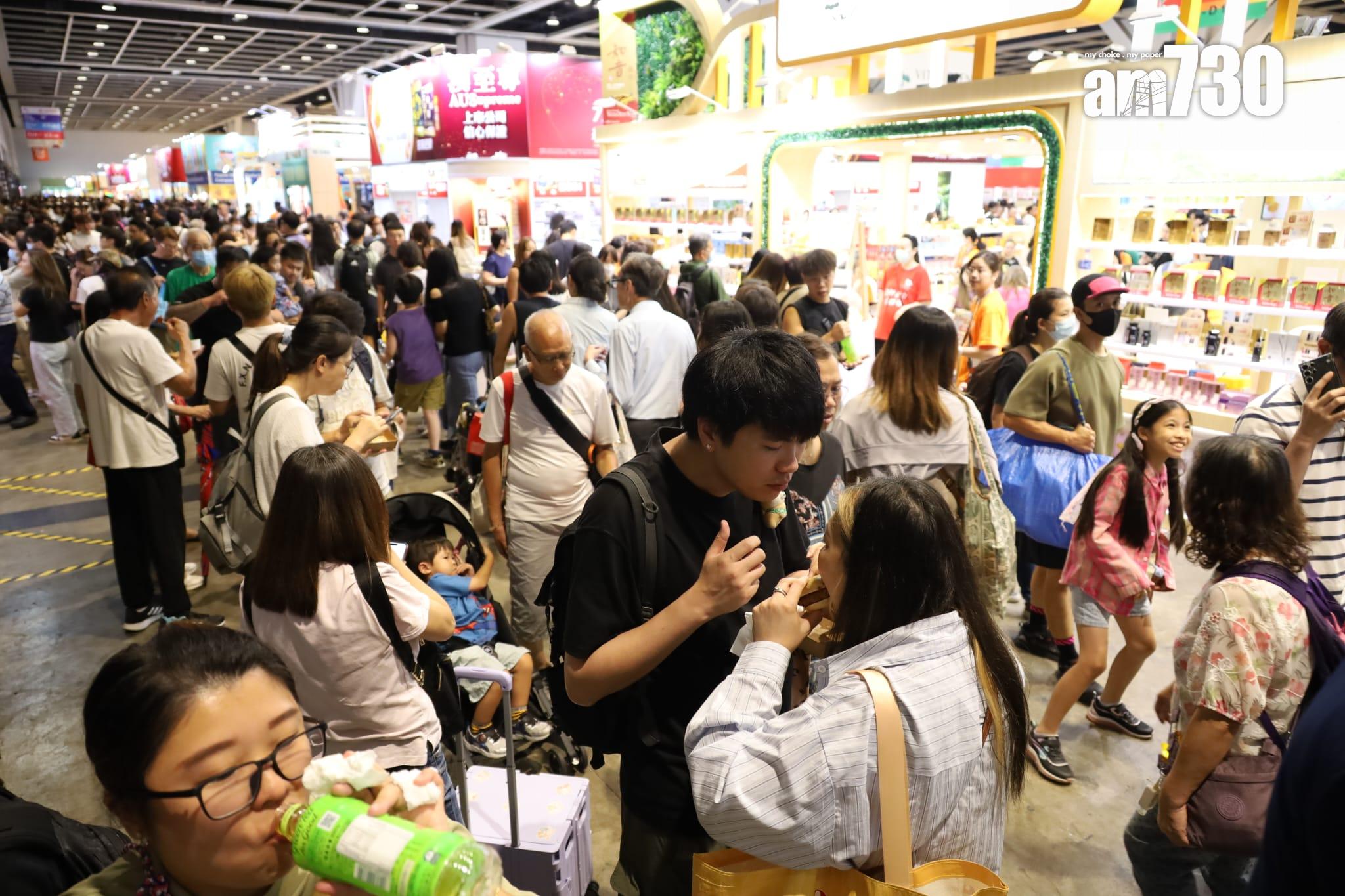 美食博覽明日最後一天 展商:人流暢旺 (鍾式明攝)