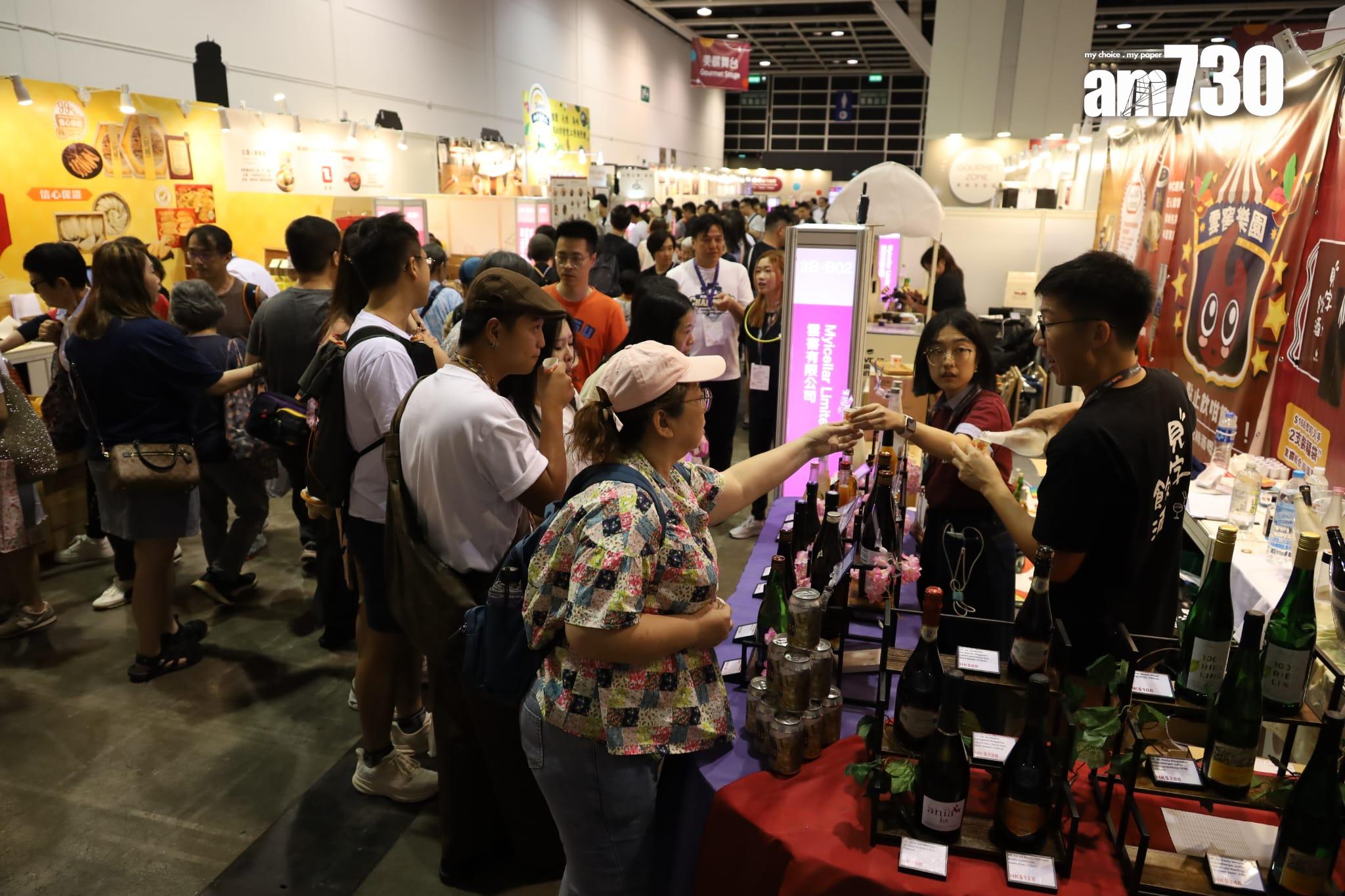 美食博覽明日最後一天 展商:人流暢旺 (鍾式明攝)