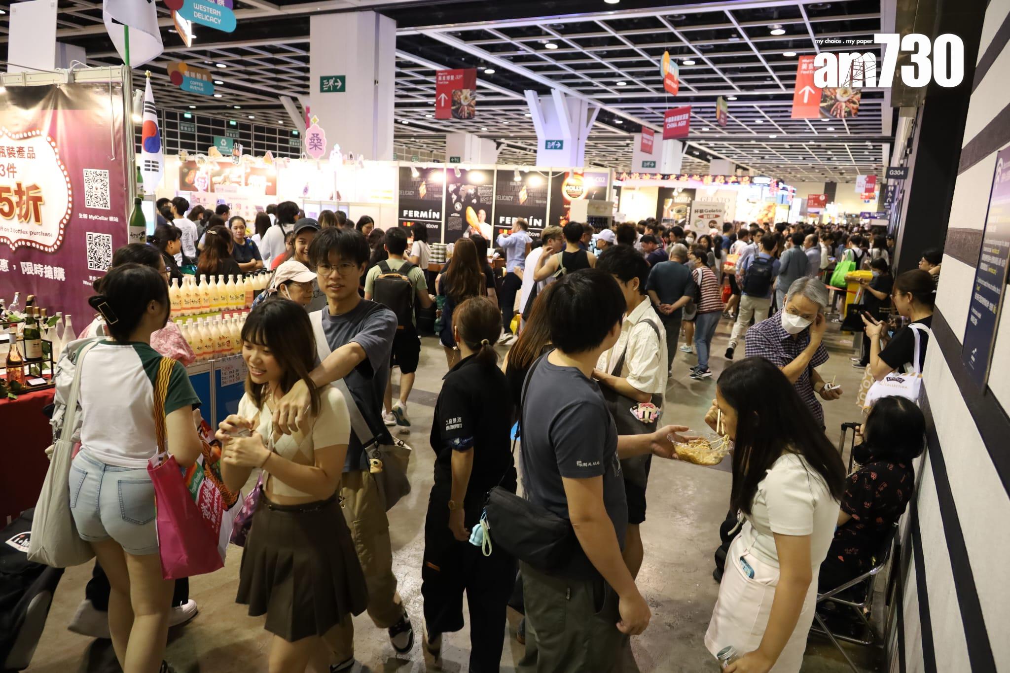 美食博覽明日最後一天 展商:人流暢旺 (鍾式明攝)