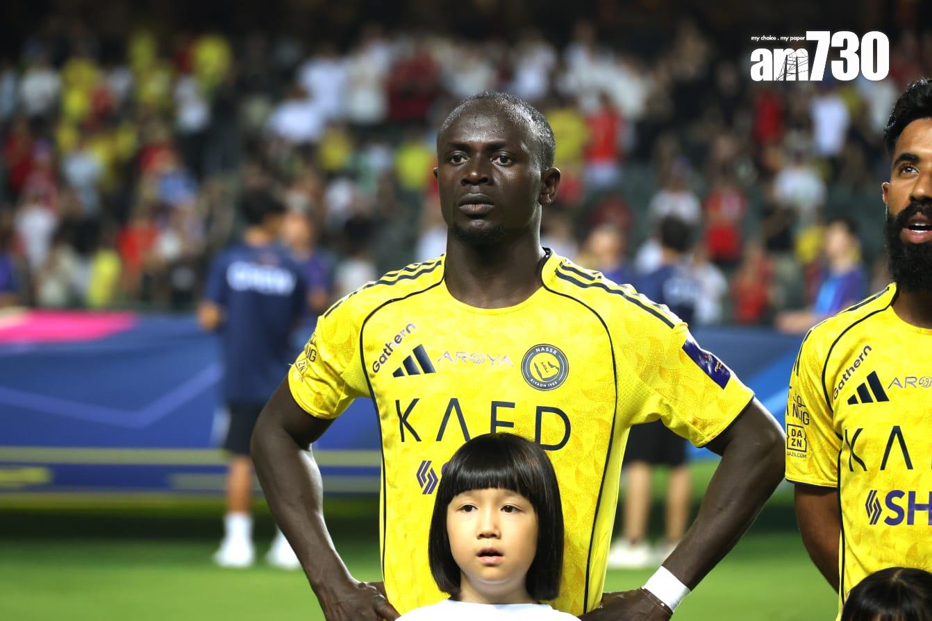 前利物浦的文尼代表艾納斯上陣。(林俊源攝)