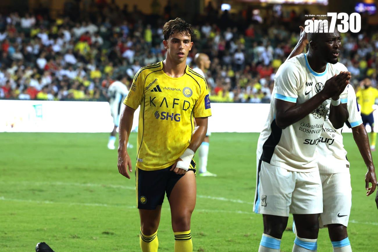 祖奧菲歷斯首次代表艾納斯在公式比賽上陣。(林俊源攝)