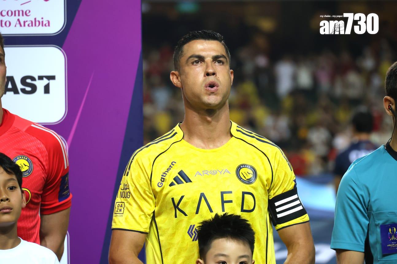 C朗代表艾納斯在大球場上陣。(林俊源攝)