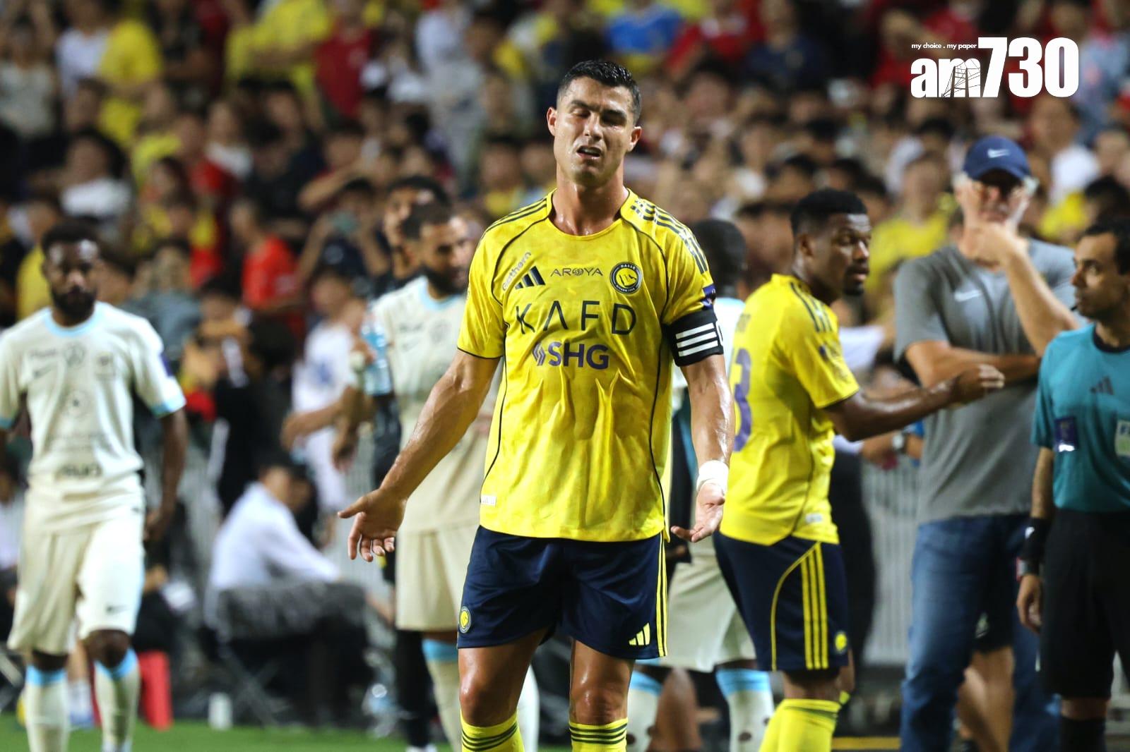 C朗代表艾納斯在大球場上陣。(林俊源攝)