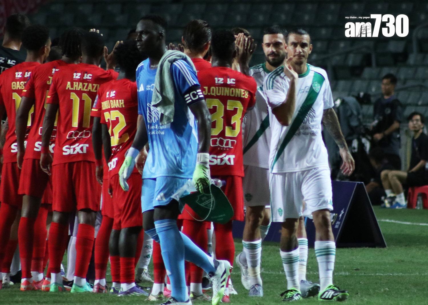 沙特超級盃吉達艾阿里對艾卡迪沙。(《am730》記者攝)