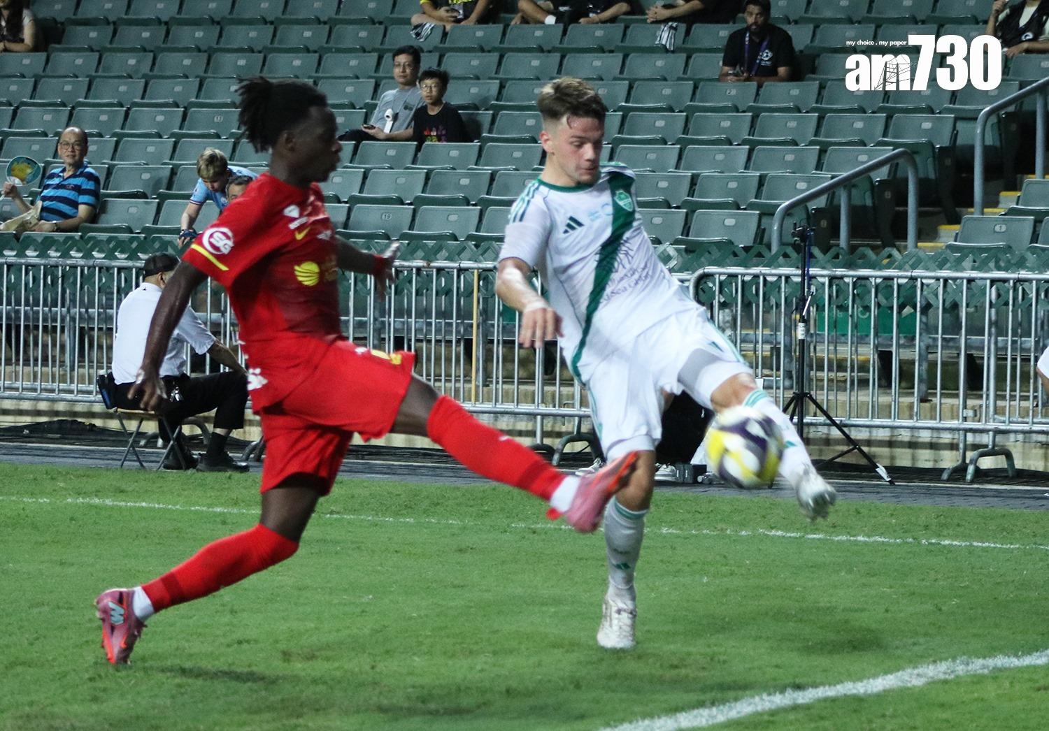 沙特超級盃吉達艾阿里對艾卡迪沙。(《am730》記者攝)