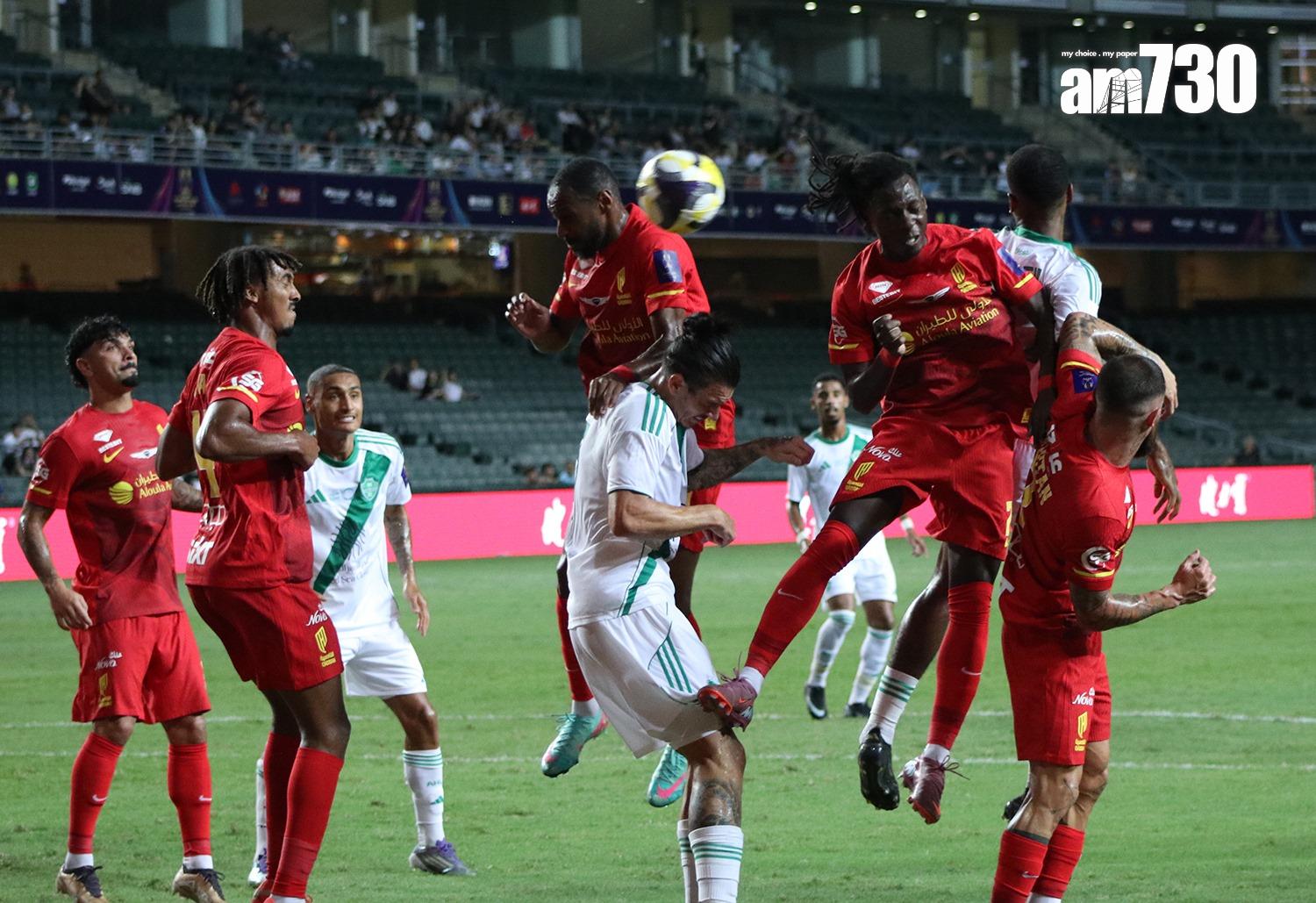沙特超級盃吉達艾阿里對艾卡迪沙。(《am730》記者攝)