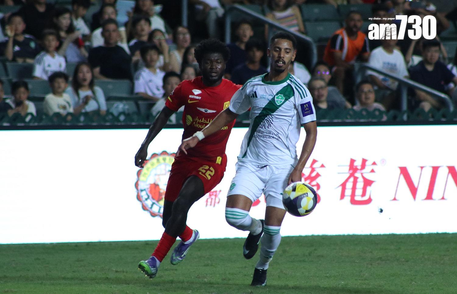 沙特超級盃吉達艾阿里對艾卡迪沙。(《am730》記者攝)