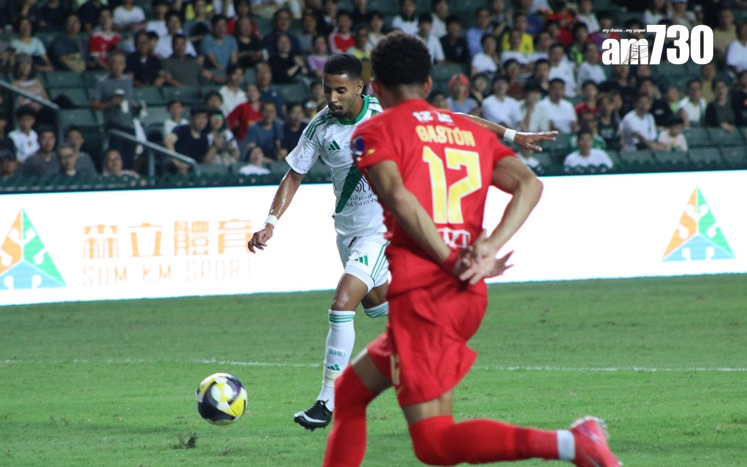 沙特超級盃吉達艾阿里對艾卡迪沙。(《am730》記者攝)