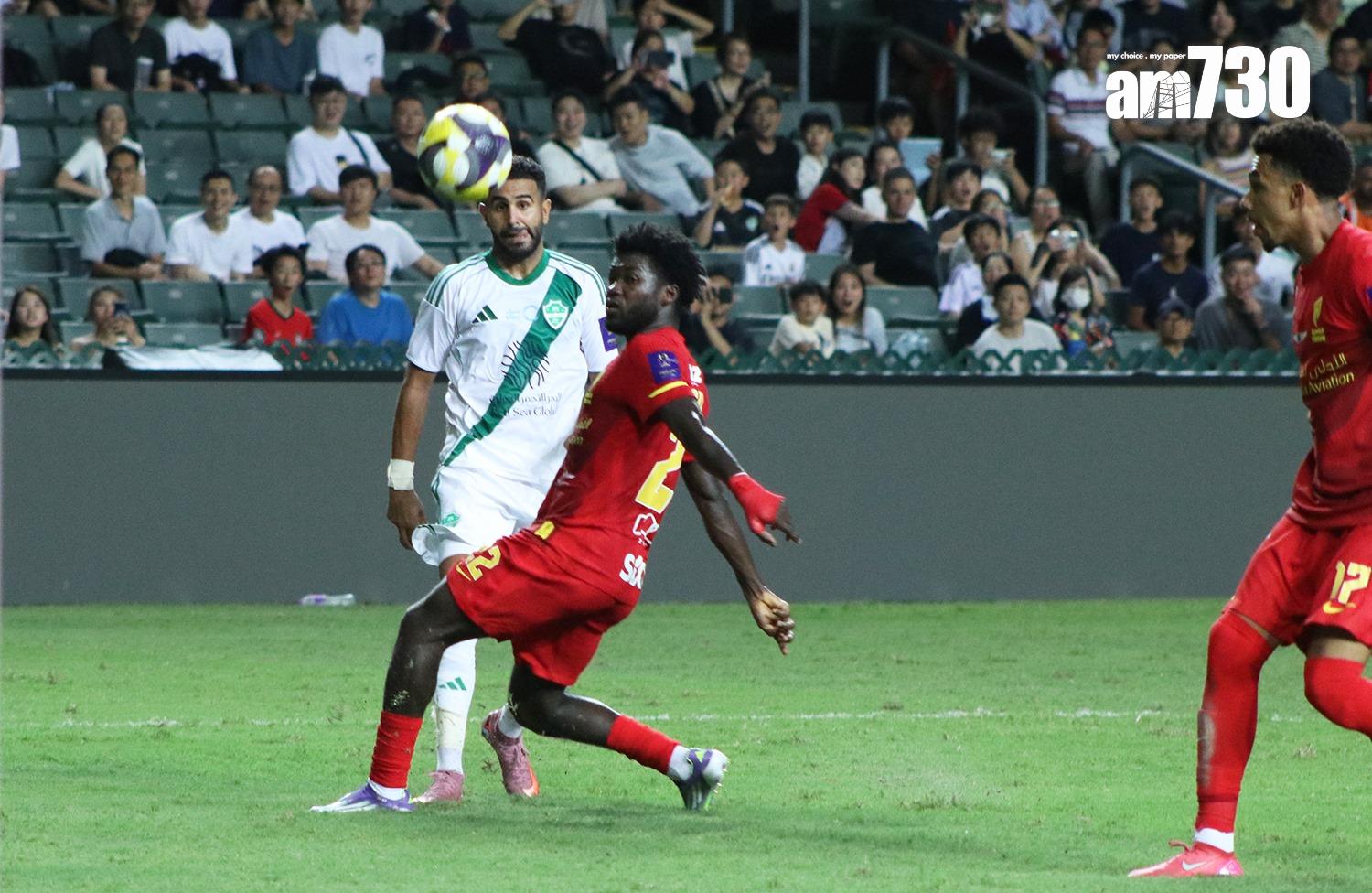 沙特超級盃吉達艾阿里對艾卡迪沙。(《am730》記者攝)