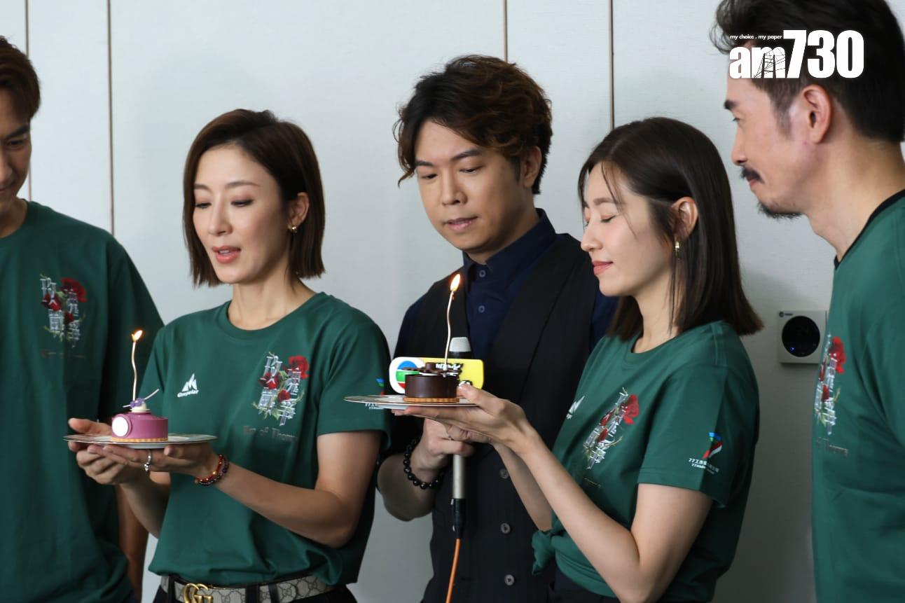 楊茜堯與陳自瑤都是8月底生日。(林俊源攝)