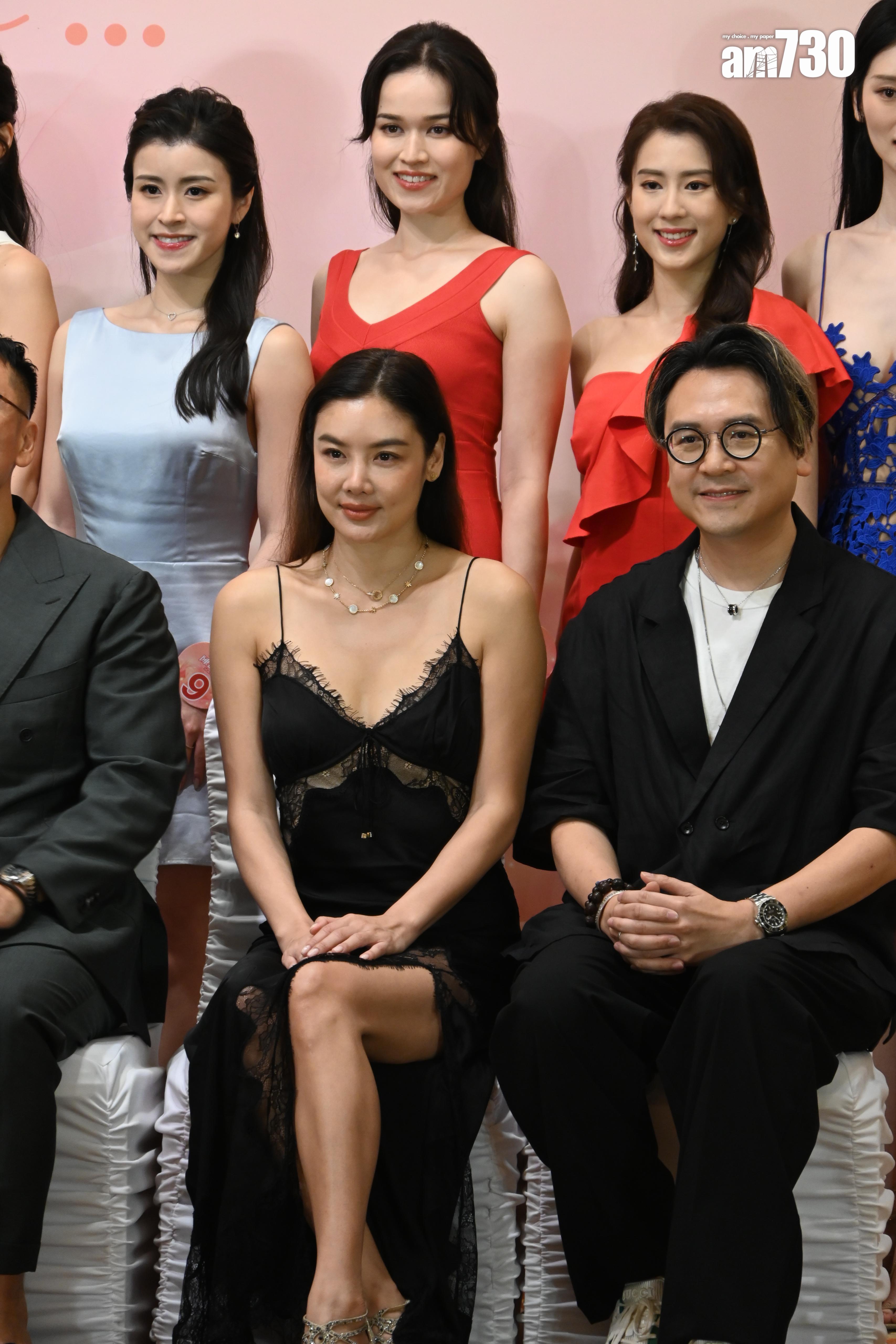 樂基兒表示很開心參與港姐活動。(娛樂組攝)