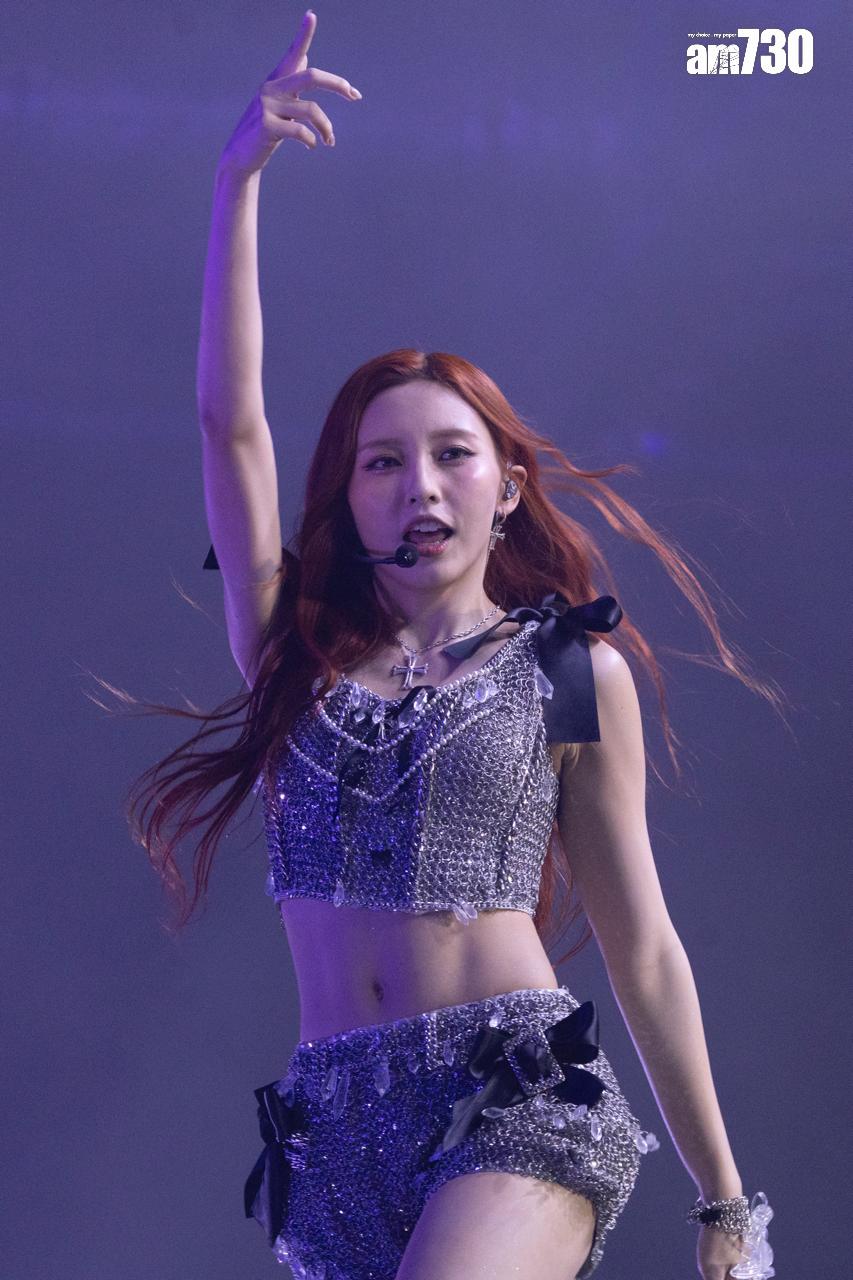 Ivy So說︰「我覺得COLLAR每一個人都好值得俾人喜歡,大家為佢哋鼓掌嘅時候,係我最感動嘅時候!我真係好鍾意你哋,COLLAR真係好勁。」(蘇文傑攝)