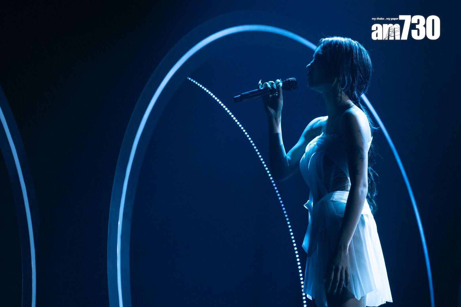 Marf:「一直以來我哋都係好似一個平凡人嘅內心,雖然我哋堅強咗好多,但係都仲係真心地、唔係客套地覺得,唔敢相信我哋會唱歌,唔敢相信我哋出咗歌。」(蘇文傑攝)