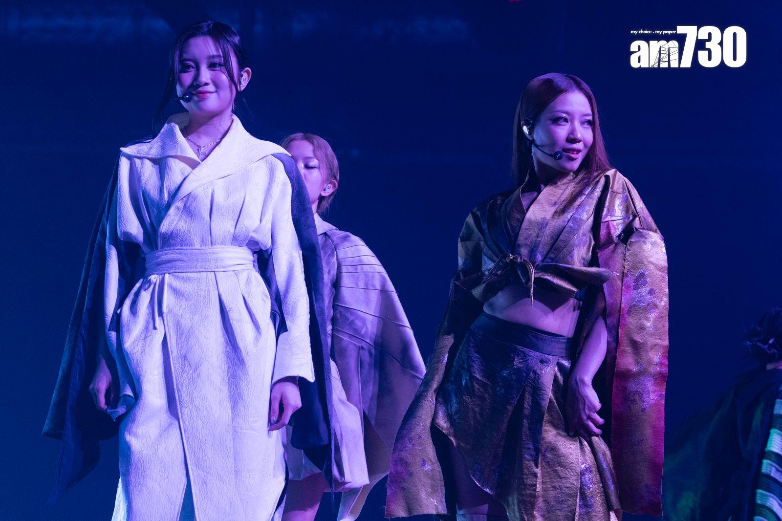 Candy大叫:「我畢業喇!我可以全職投入COLLAR!」全場起哄。(蘇文傑攝)