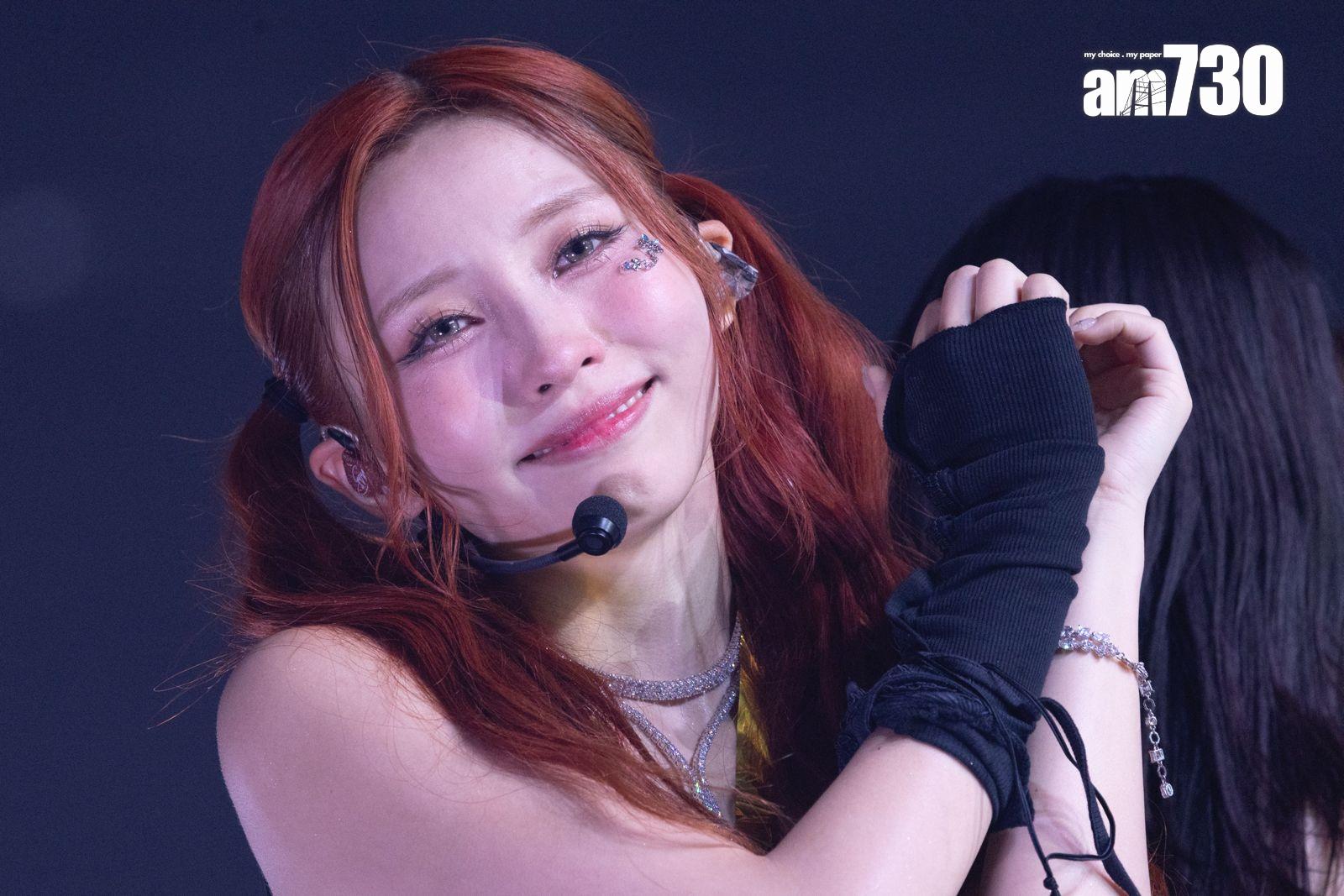 Ivy So說︰「我覺得COLLAR每一個人都好值得俾人喜歡,大家為佢哋鼓掌嘅時候,係我最感動嘅時候!我真係好鍾意你哋,COLLAR真係好勁。」(蘇文傑攝)