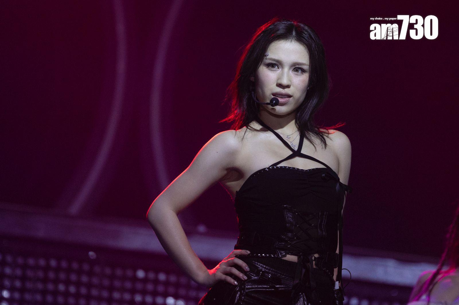 Winka說︰「我覺得我喺今個演唱會,終於享受到跳舞唱歌嗰一種自信、開心,我唔再驚我做成點。」(蘇文傑攝)