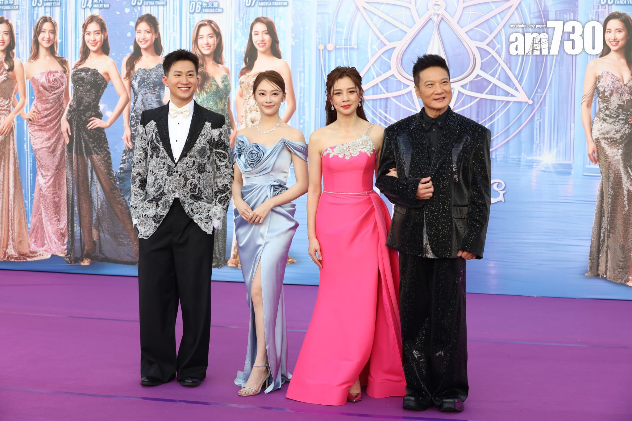 大會司儀︰錢嘉樂、麥美恩、葉蒨文、GM曾展望。(鍾式明攝)