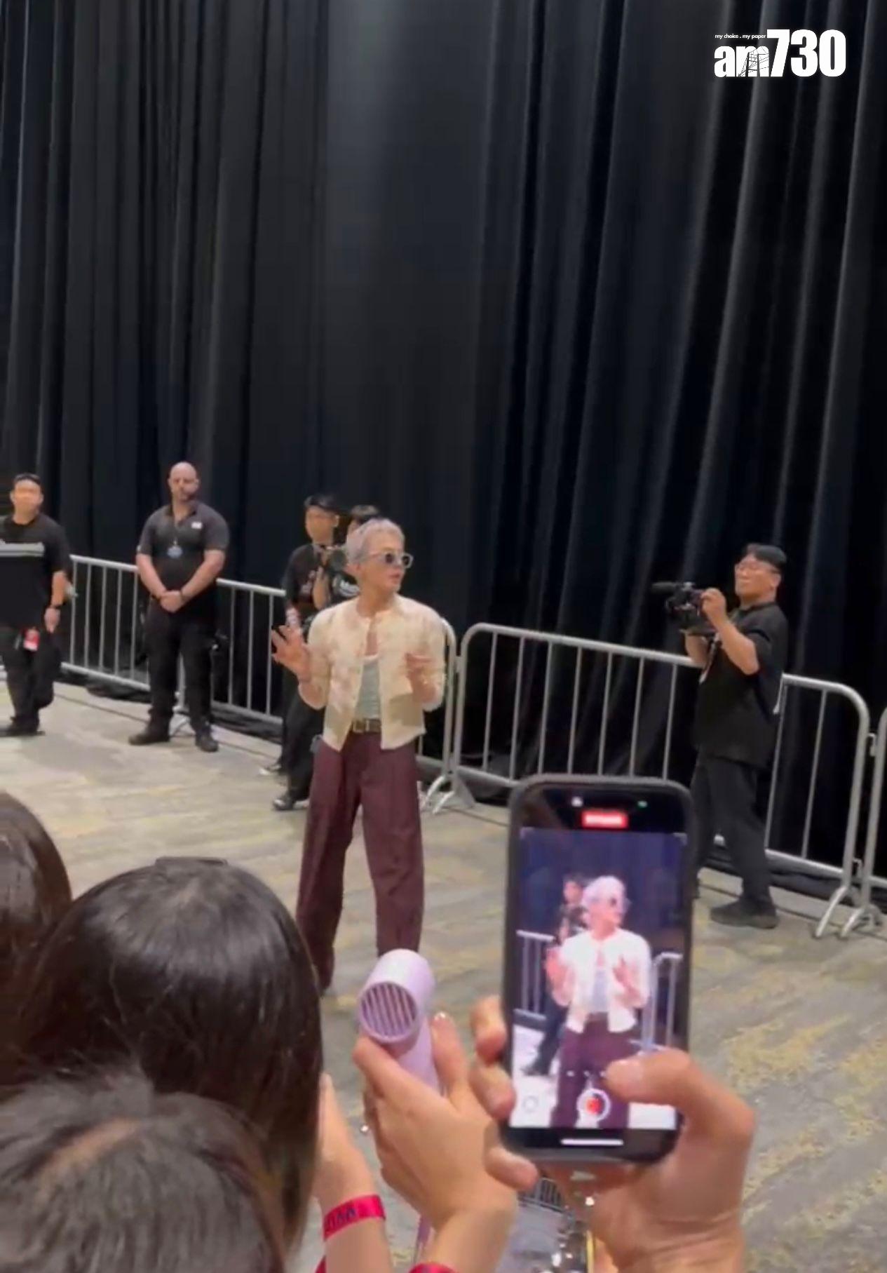 GD出席後台的VVIP歡送環節。