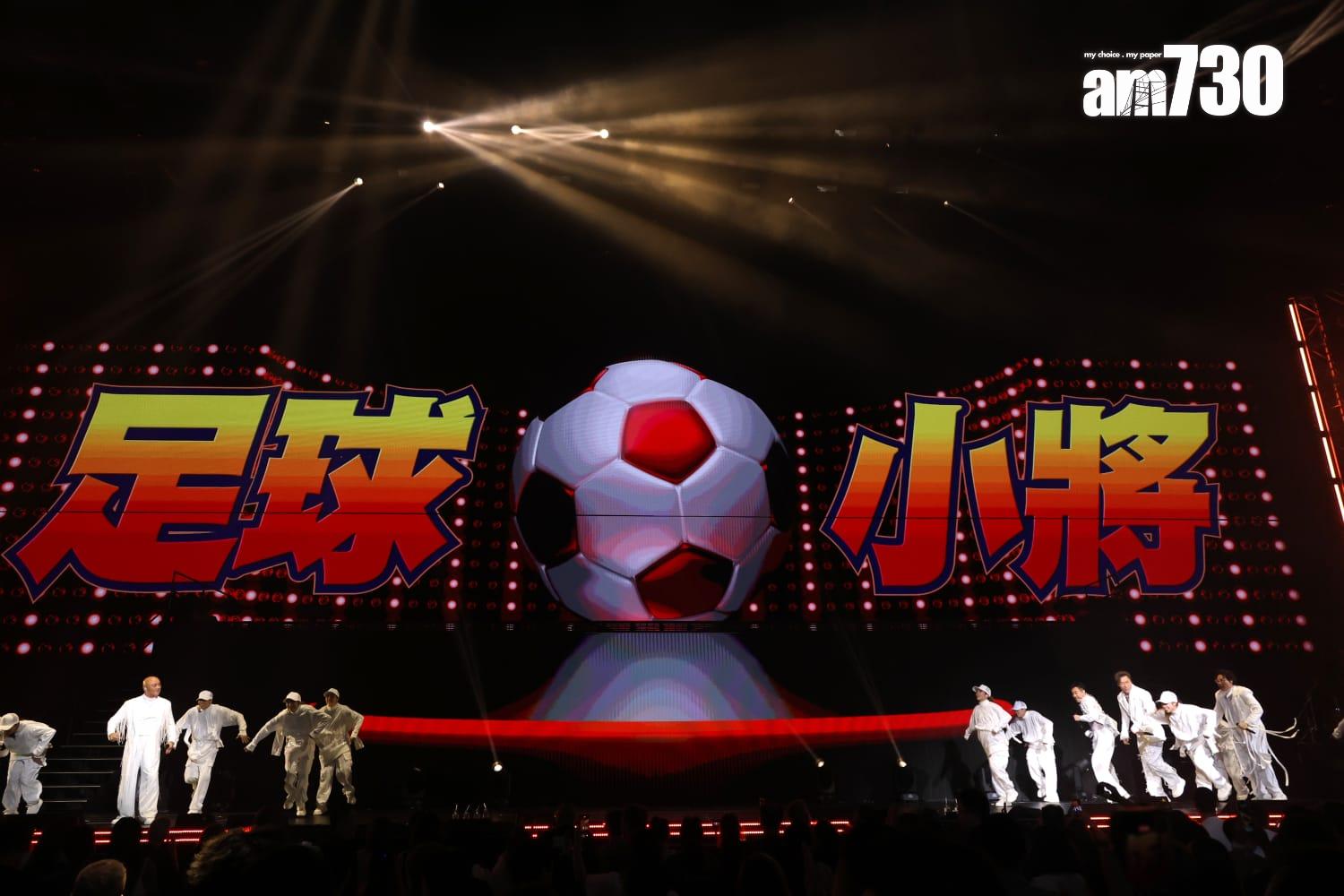 張衞健今次在BIG FOUR演唱會沒有講Talk,認真唱歌。(林俊源攝)