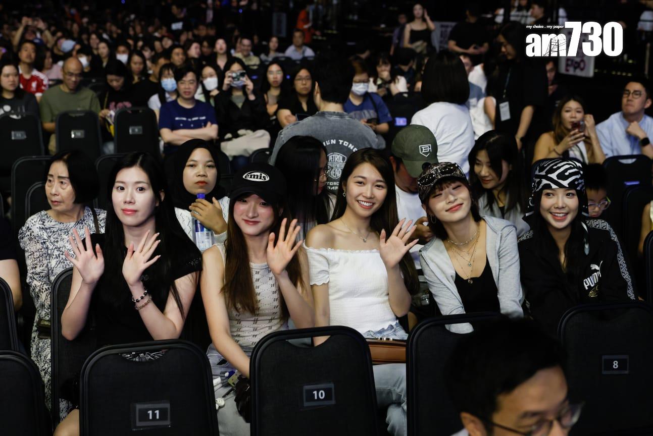 Lolly Talk拉隊支持。(蘇文傑攝)