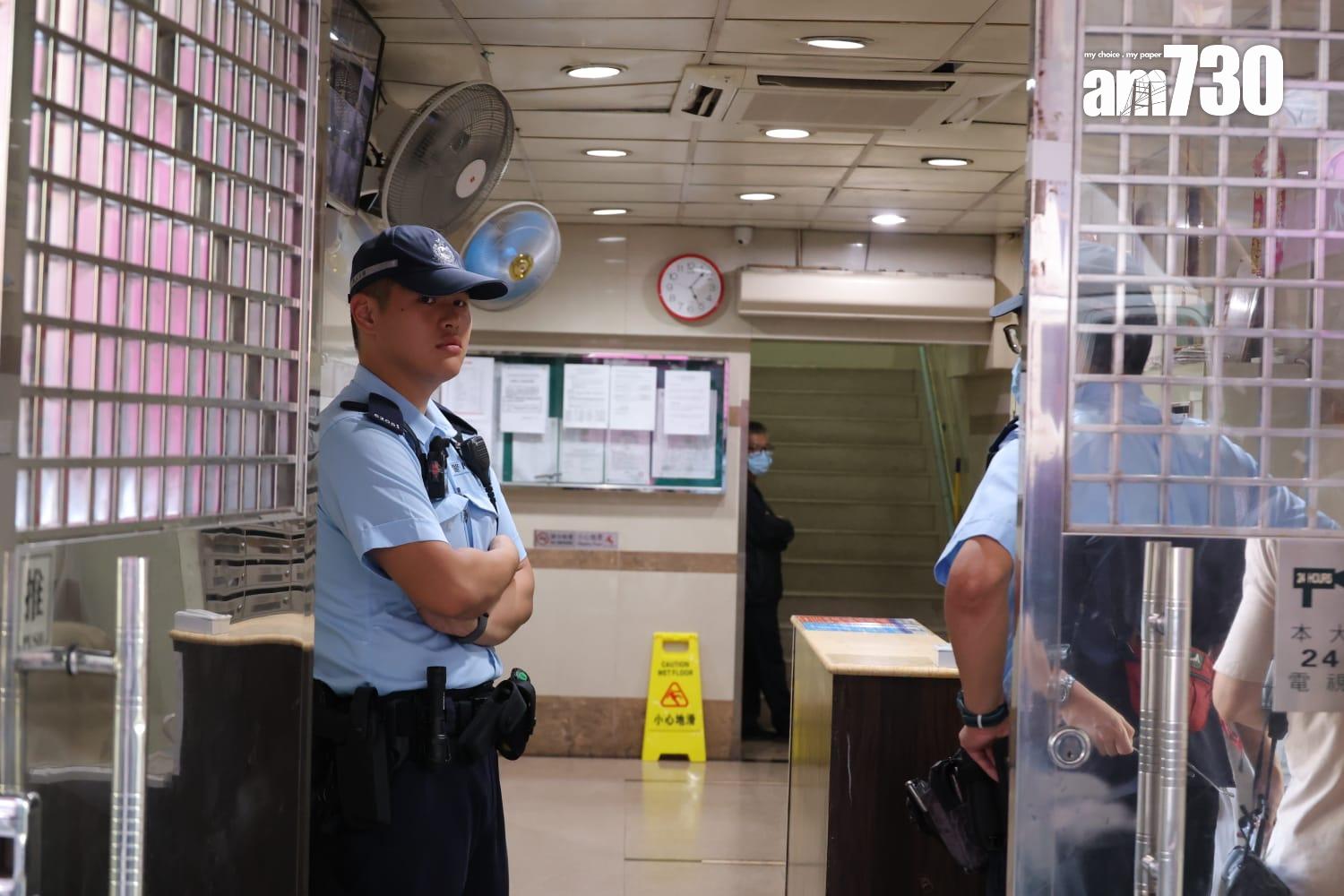 油麻地金華大廈發生倫常命案。(林俊源 攝)