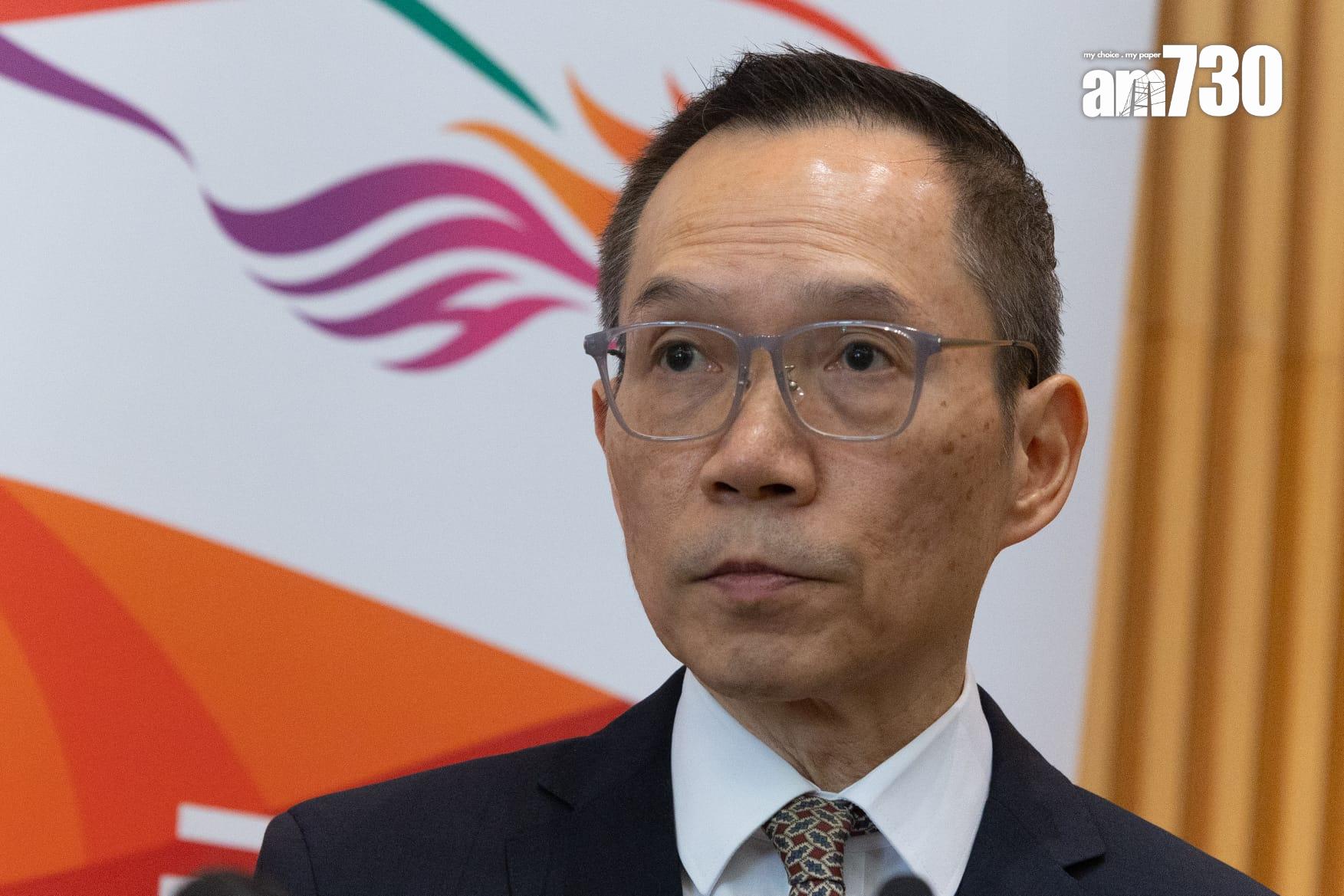 陳嘉信現身交代事件。(蘇文傑攝)