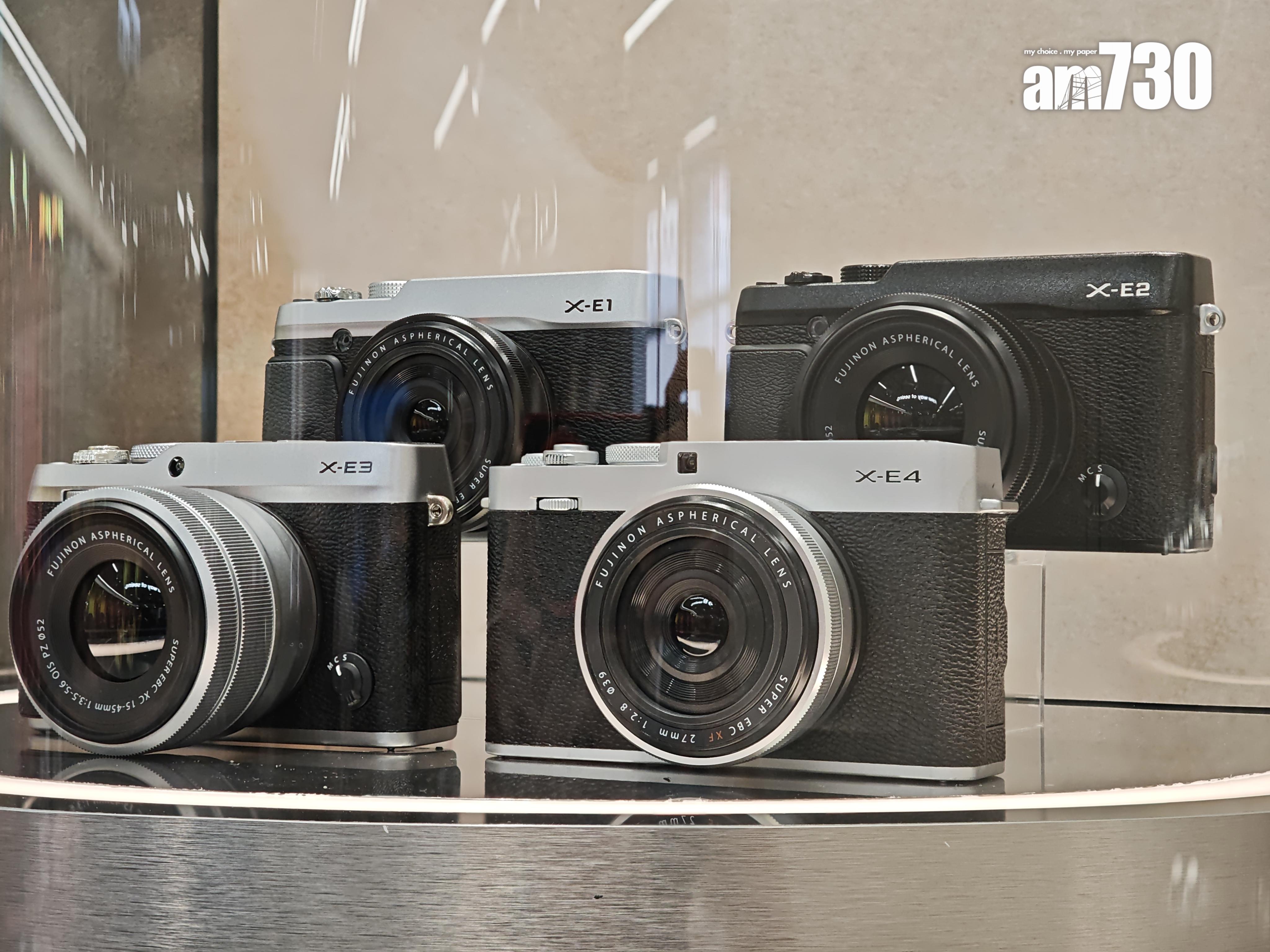 展出多款人氣XE系列相機。