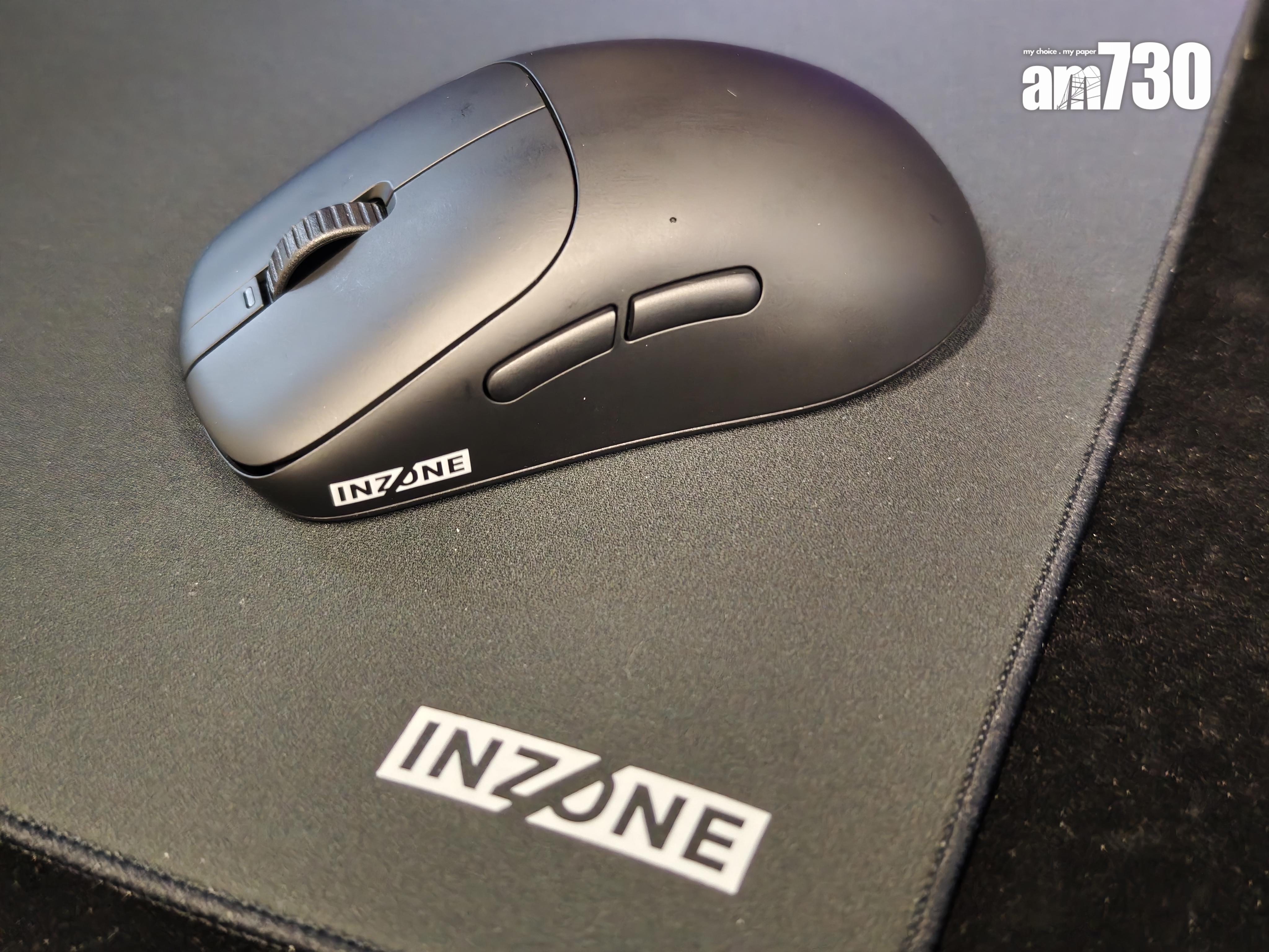 INZONE Mouse-A為品牌首款電競滑鼠,只重48克極輕身。