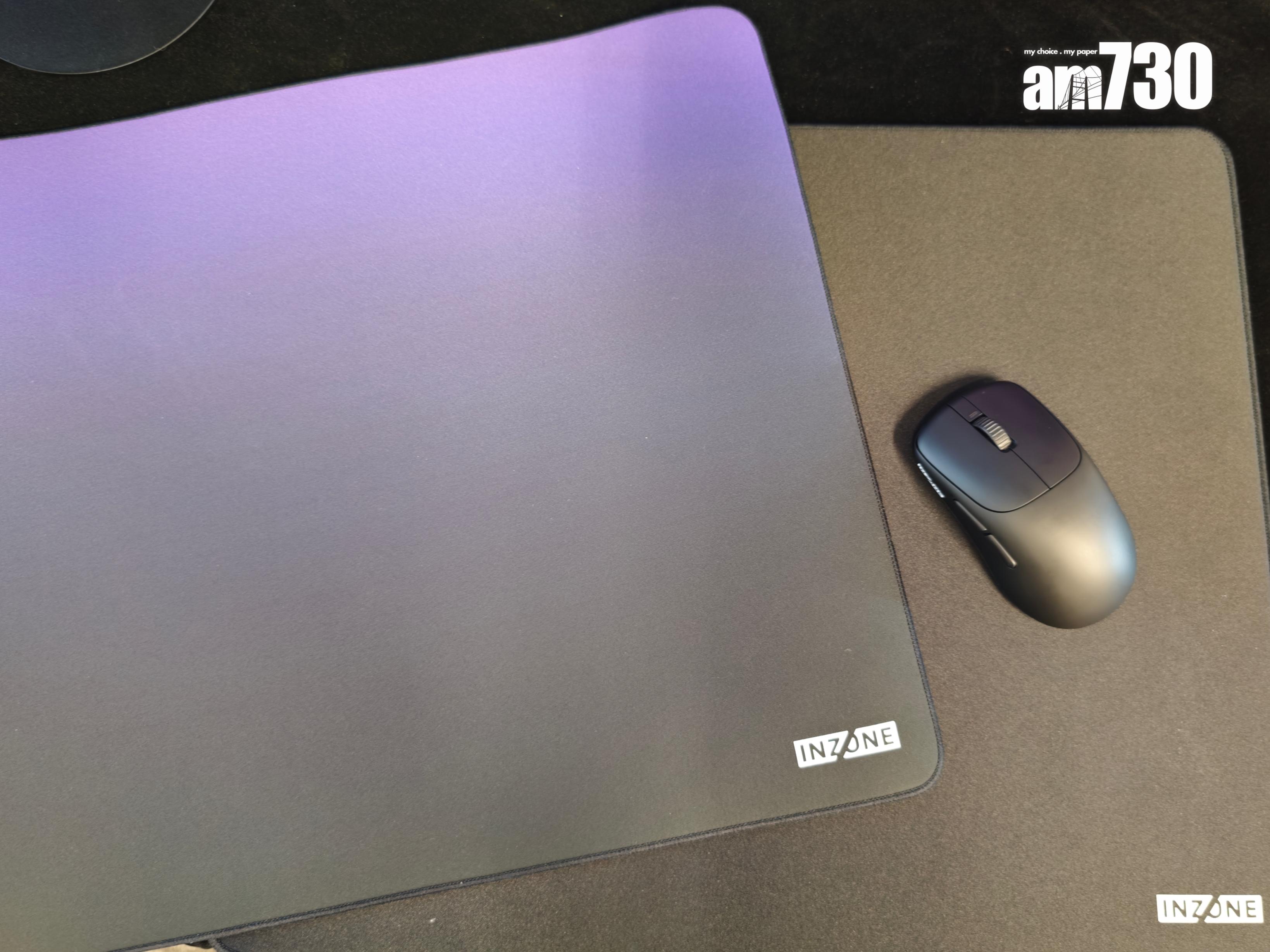 INZONE Mat F為黑色,Mat D為紫色,針對不同遊戲。