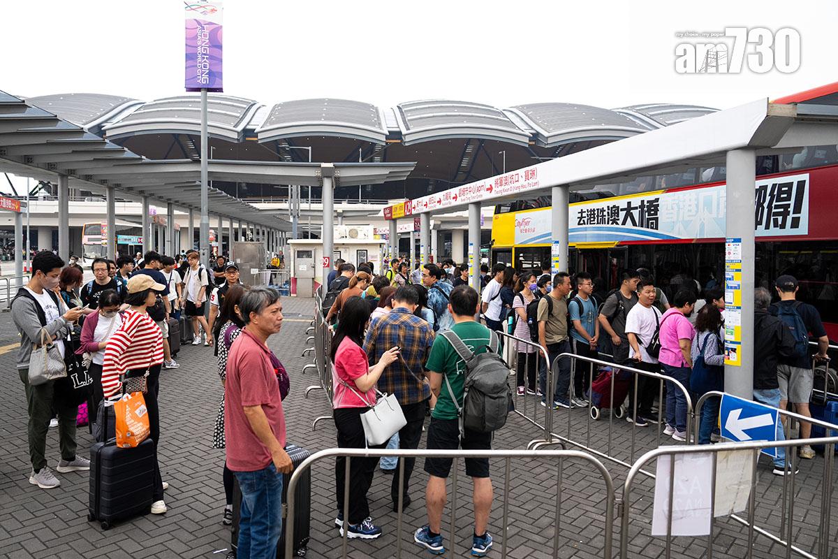 港珠澳大橋香港口岸公共運輸交匯處將會劃為禁煙區。(資料圖片)