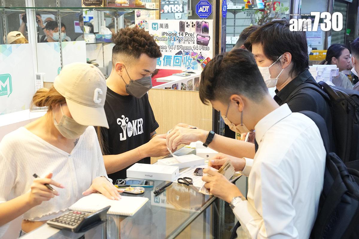 先達廣場近年在iPhone開售日,人流始明顯增加。(資料圖片)