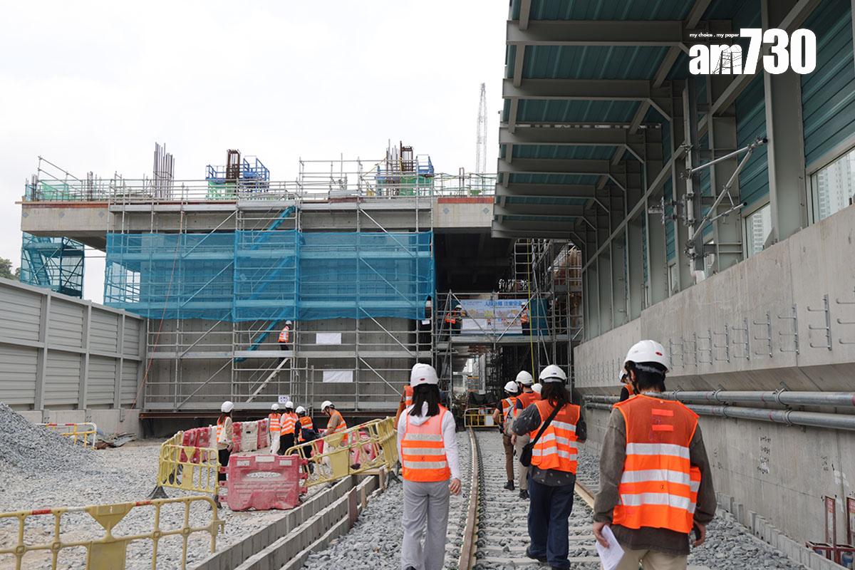 港鐵現正在東涌綫興建東涌東站。(資料圖片/吳康琦攝)