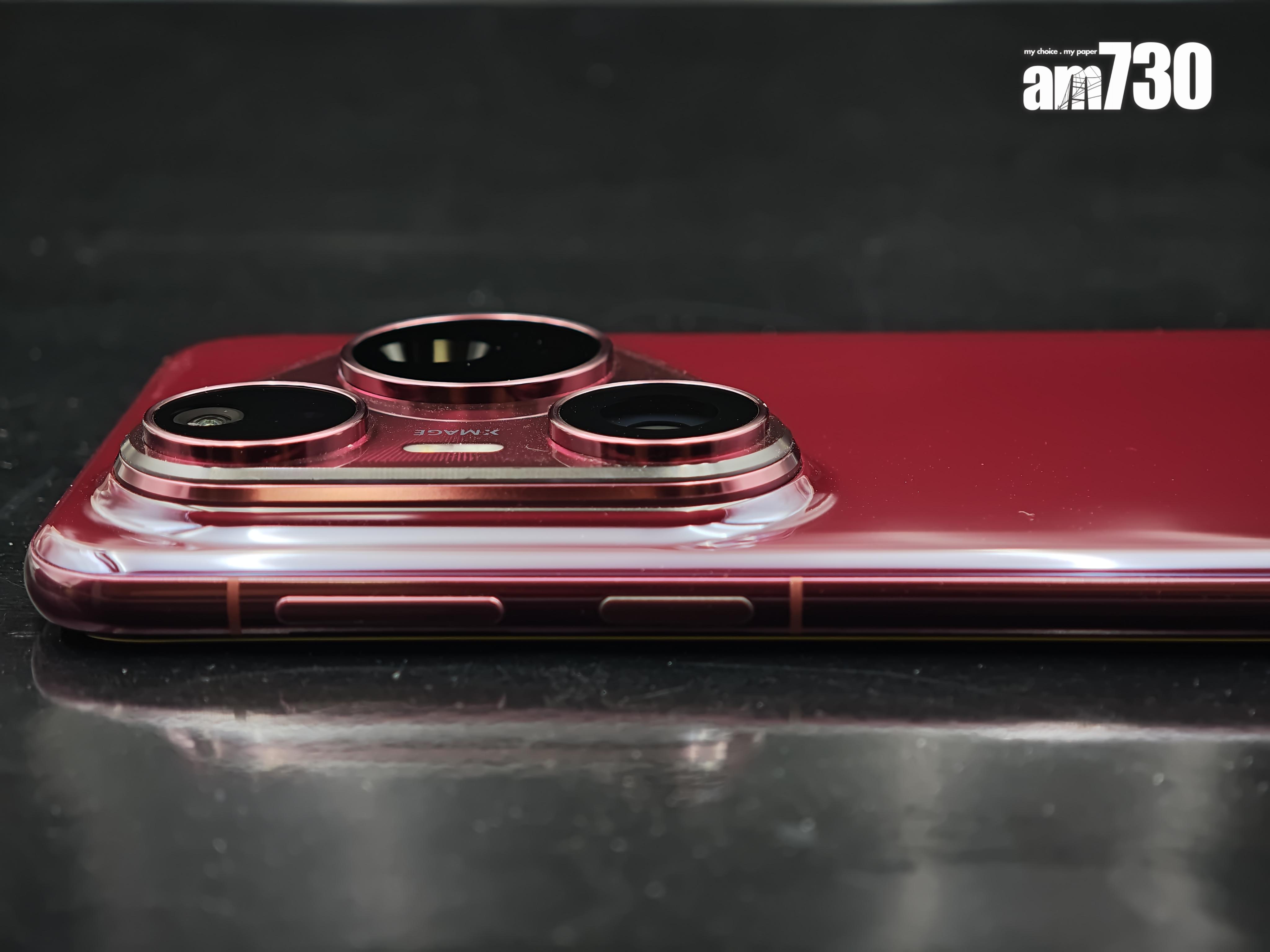 HUAWEI Pura 80 Pro以圓滑曲面機身設計,只有8.3mm厚。