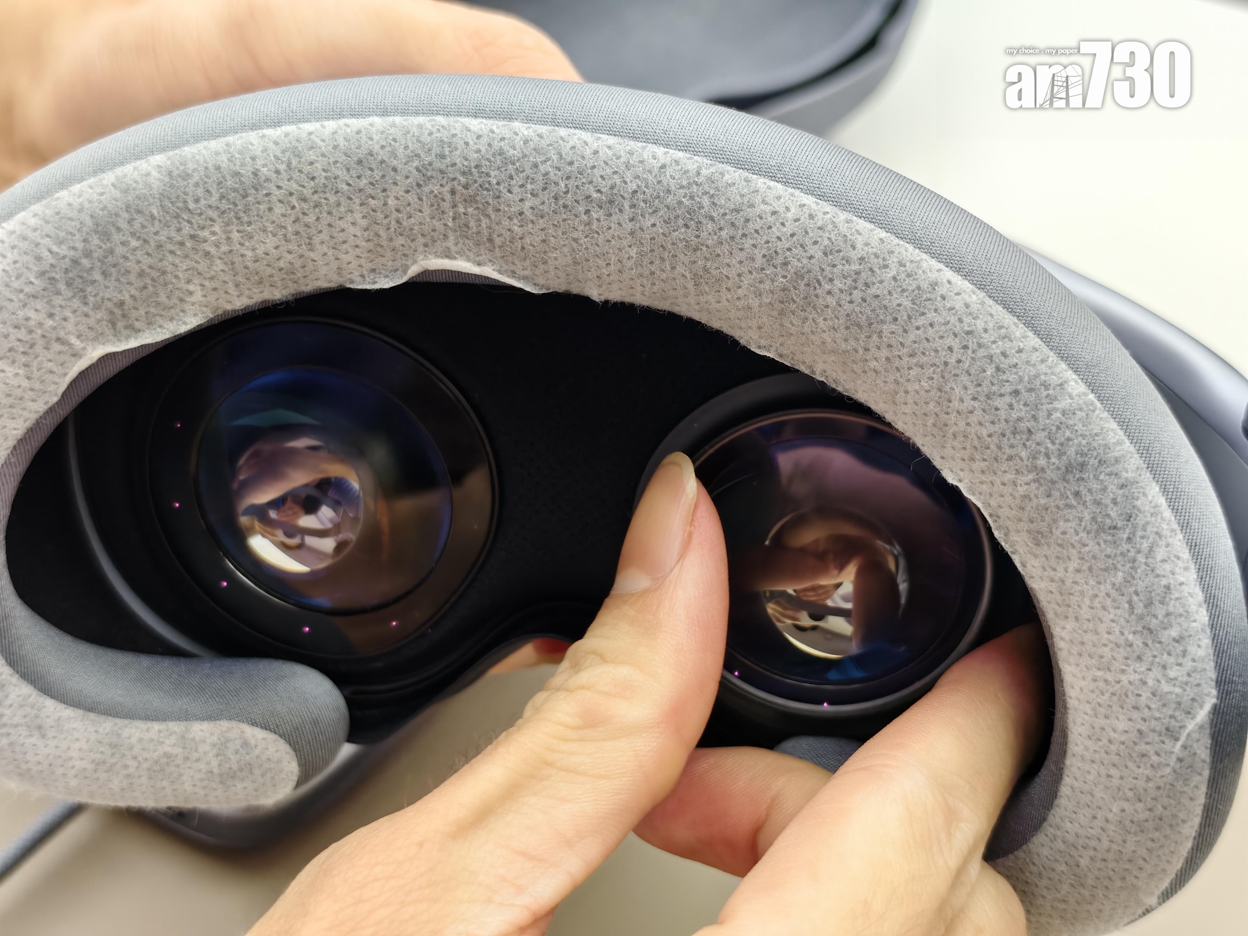 vivo Vision可換上近視鏡片。