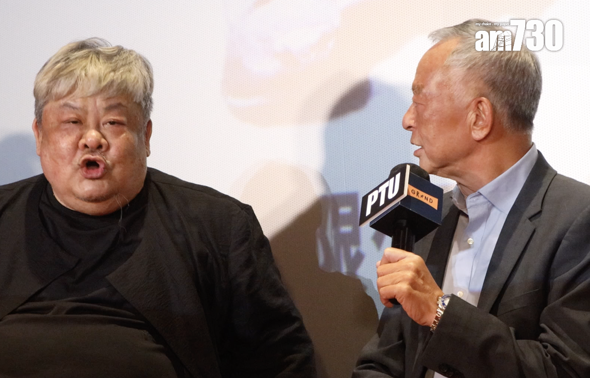 林雪在分享會上爆粗,被杜琪峯鬧。(娛樂組攝)