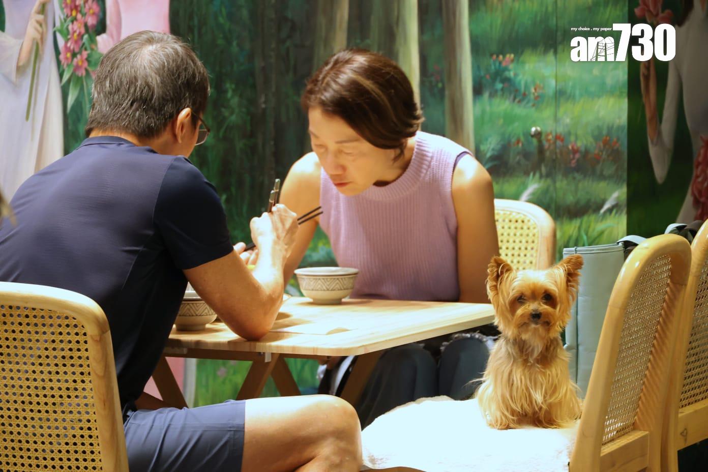 施政報告2025|政府會推廣寵物友善場景,容許狗隻進入的持牌食肆。(林俊源攝)