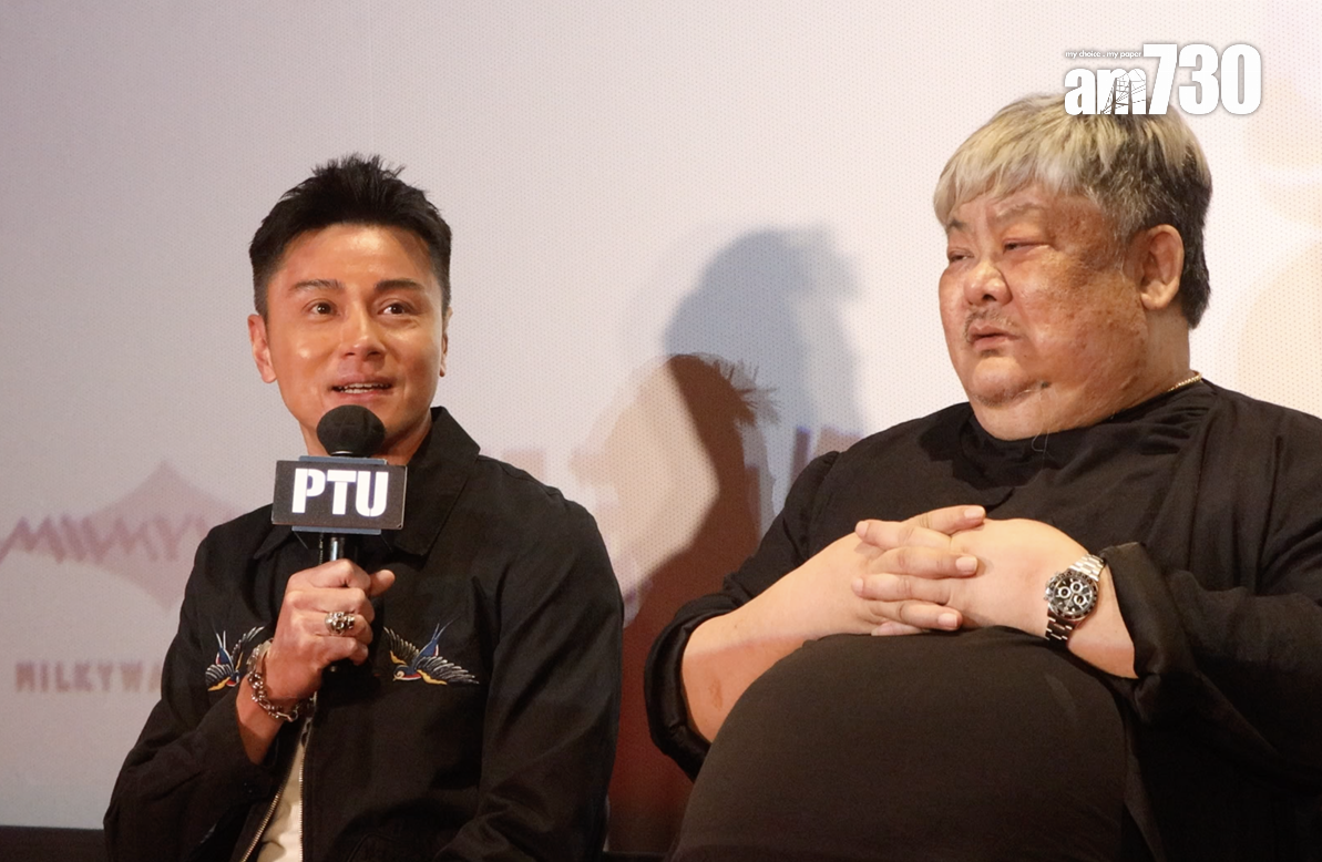 黃浩然慨嘆拍《PTU》時沒有把戲演好。(娛樂組攝)