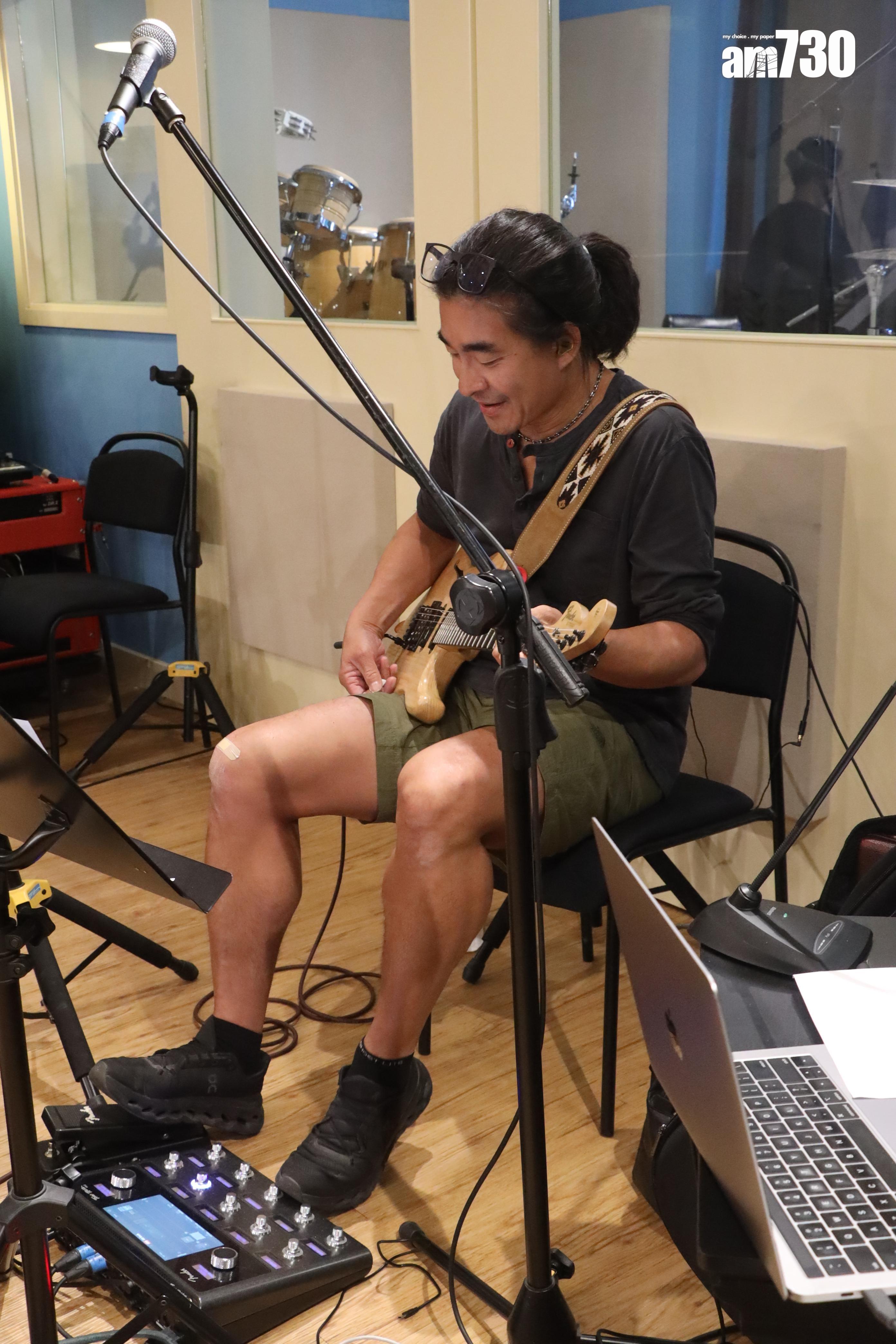 RubberBand隊長阿正表示巡唱期間,會與家人同行並順道旅遊。(娛樂組攝)