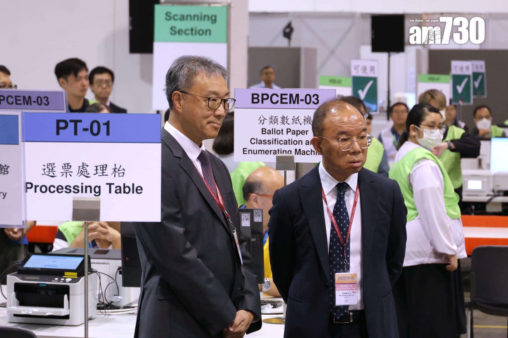 選舉委員會界別分組補選今日(7日)舉行。(林俊源攝)