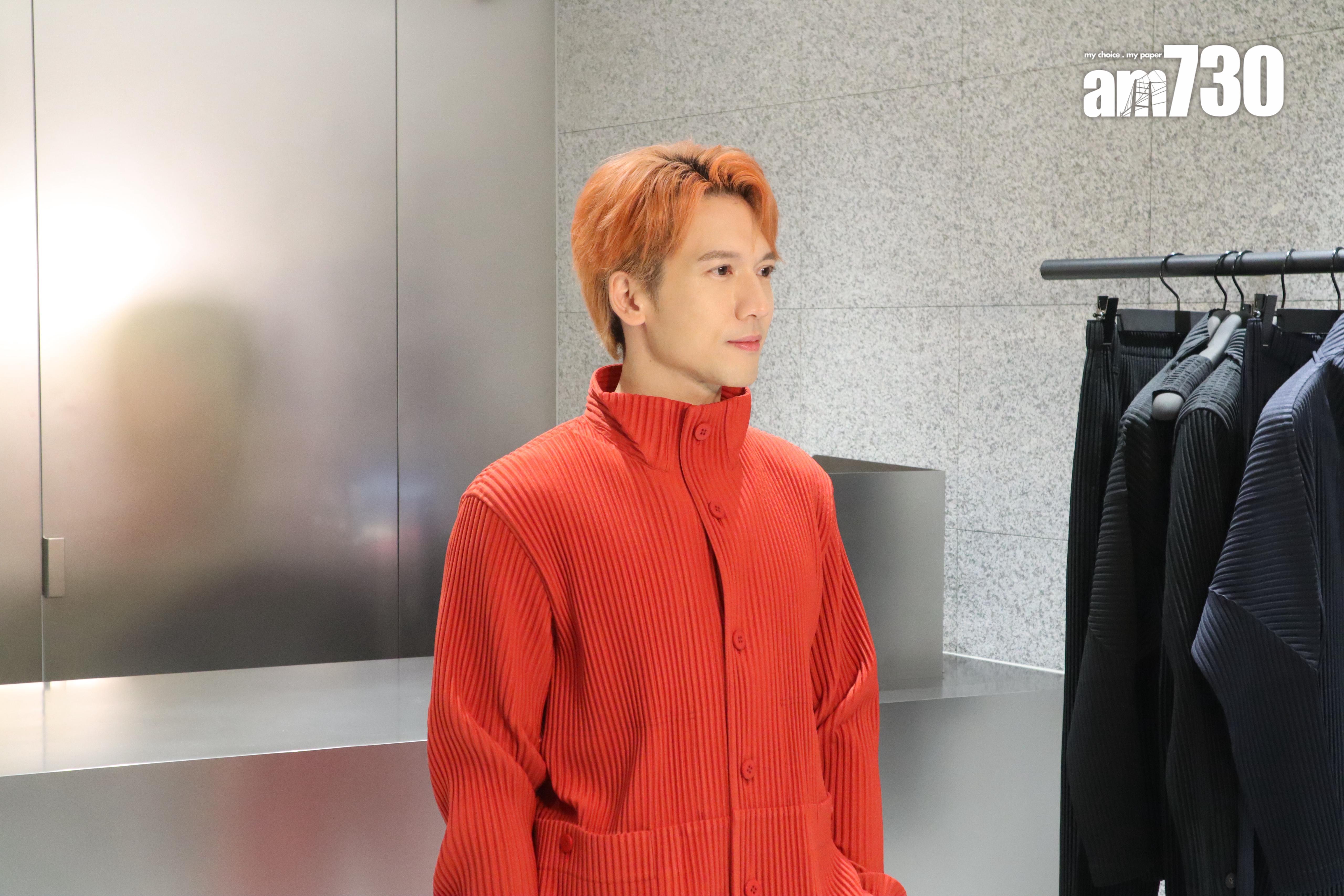 關智斌今日(15日)現身尖沙咀出席服裝品牌活動。(娛樂組攝)