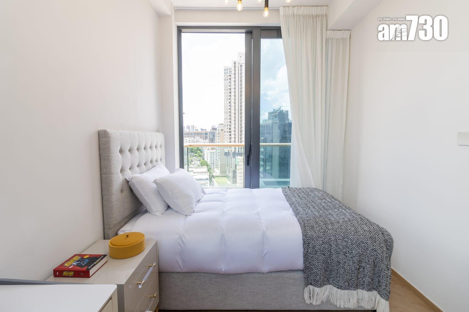 譽林示範單位|1386呎三房兩套連傢俬 落地玻璃窗擁覽加多利山景致 (多圖有片)|何文田新盤