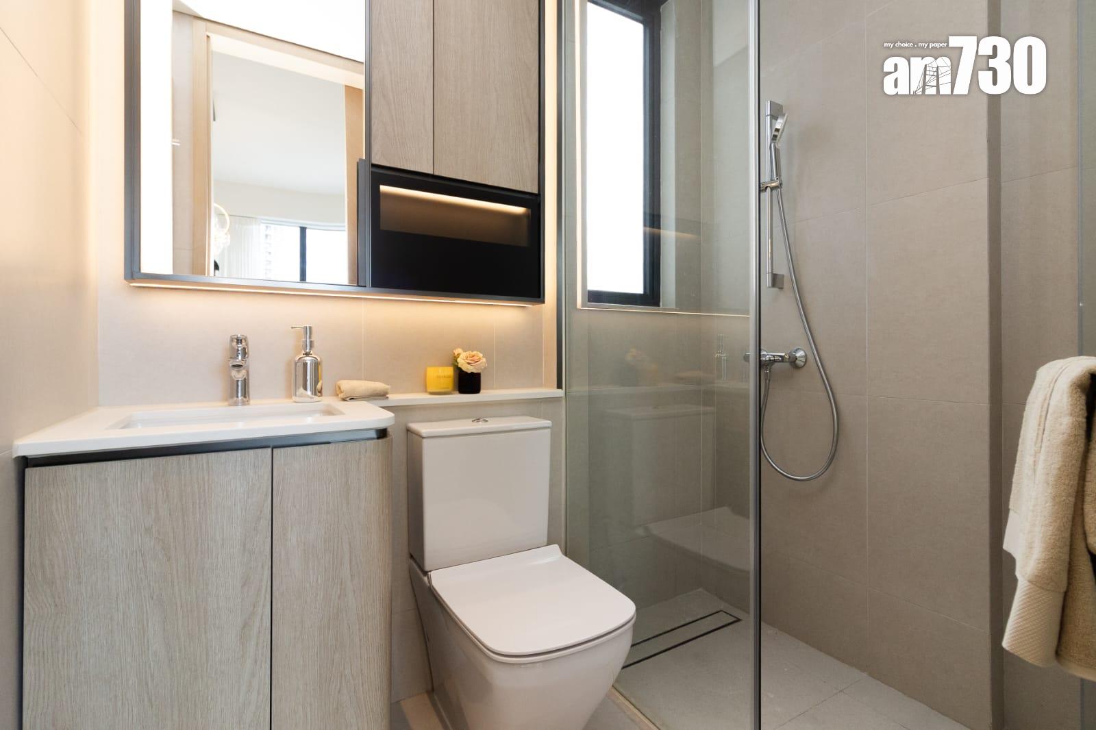 譽林示範單位|1386呎三房兩套連傢俬 落地玻璃窗擁覽加多利山景致 (多圖有片)|何文田新盤