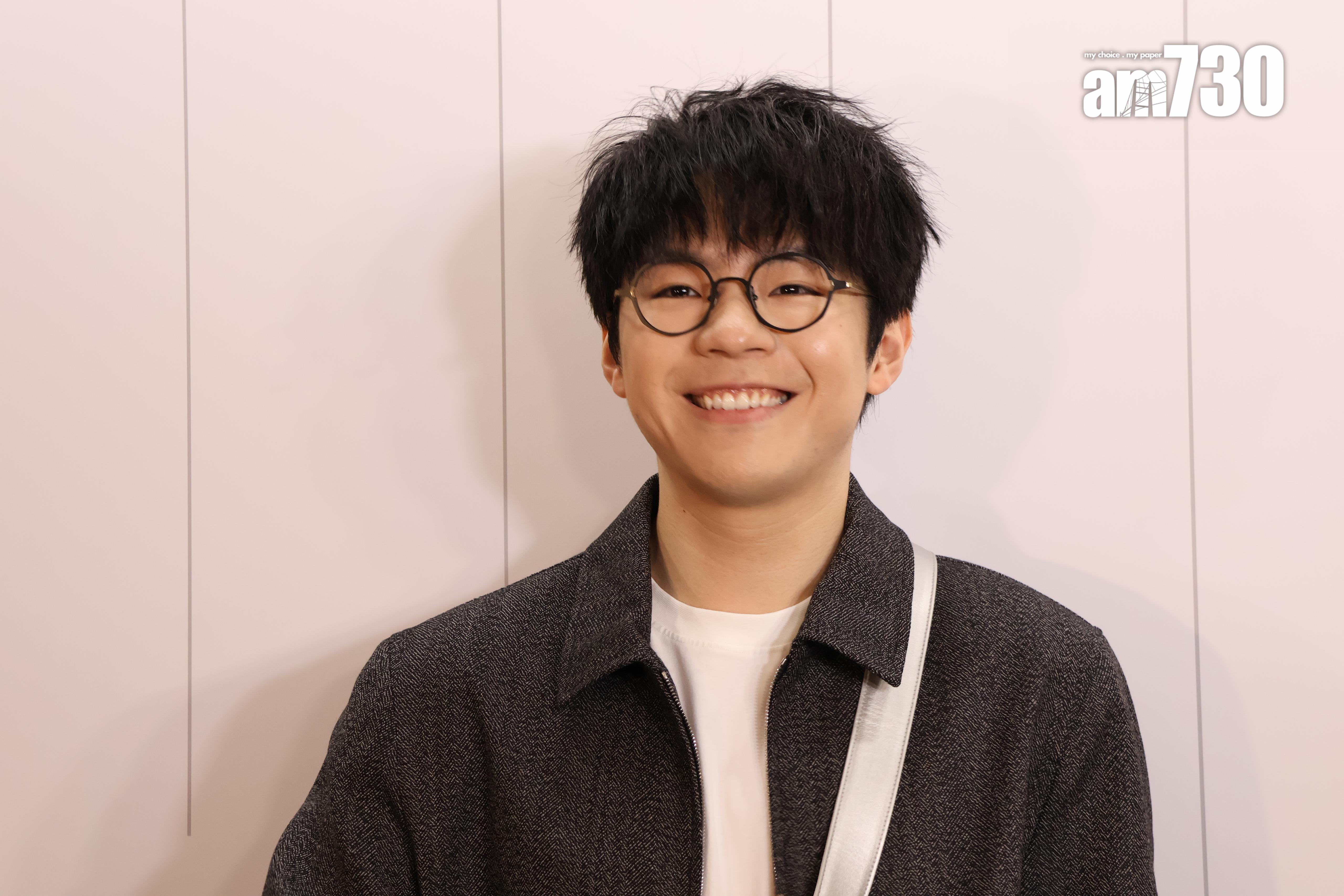 陳卓賢Ian笑言雞髀是「I狗」,跟主人一樣在家很活躍,出街遇陌生狗狗走會避開。(娛樂組攝)